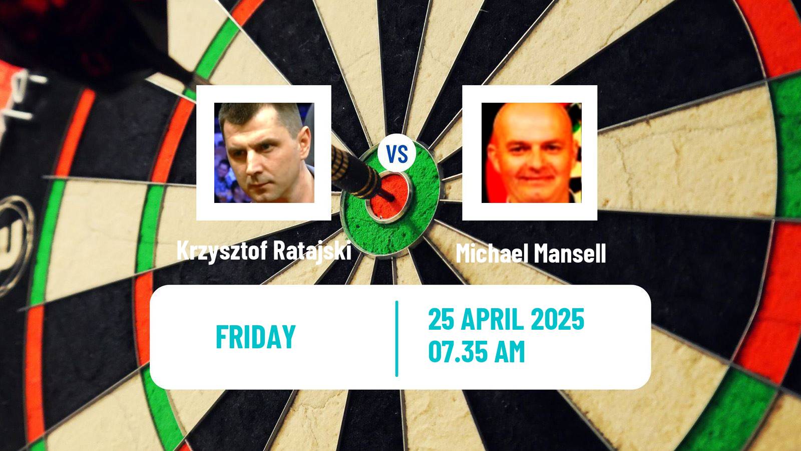 Darts European Tour 5 Krzysztof Ratajski - Michael Mansell