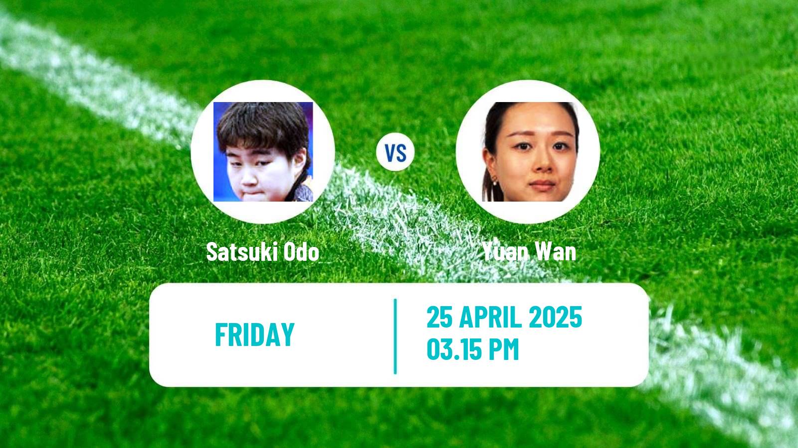 Table tennis Wtt Contender Tunis Women Satsuki Odo - Yuan Wan
