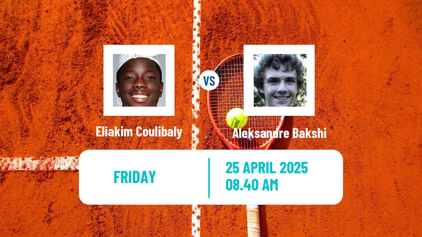 Tennis Abidjan 2 Challenger Men Eliakim Coulibaly - Aleksandre Bakshi