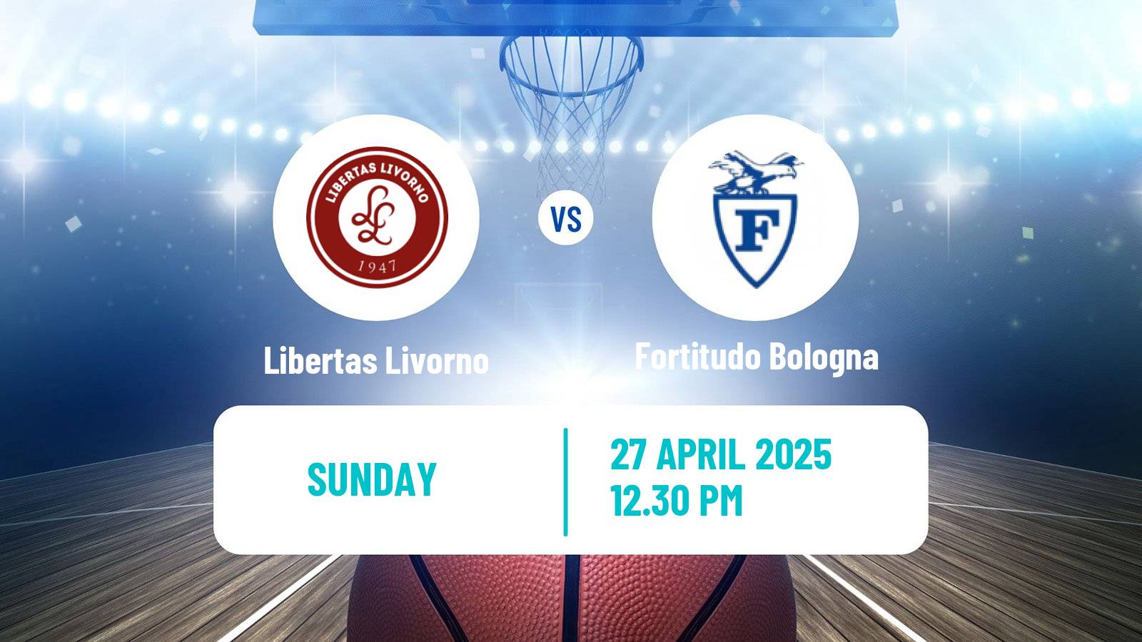 Basketball Italian Serie A2 Basketball Libertas Livorno - Fortitudo Bologna