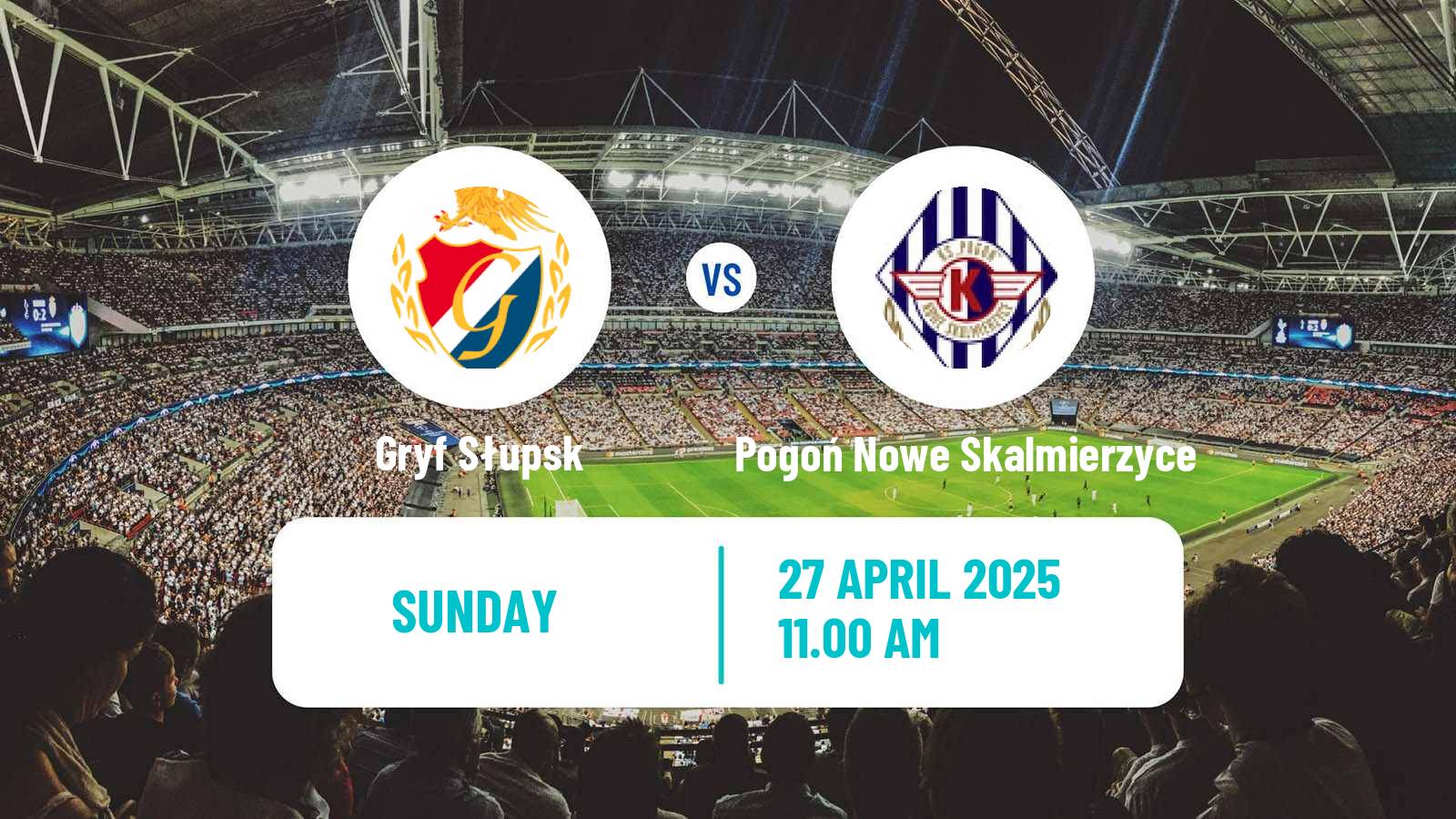 Football Polish Division 3 - Group II Gryf Słupsk - Pogoń Nowe Skalmierzyce