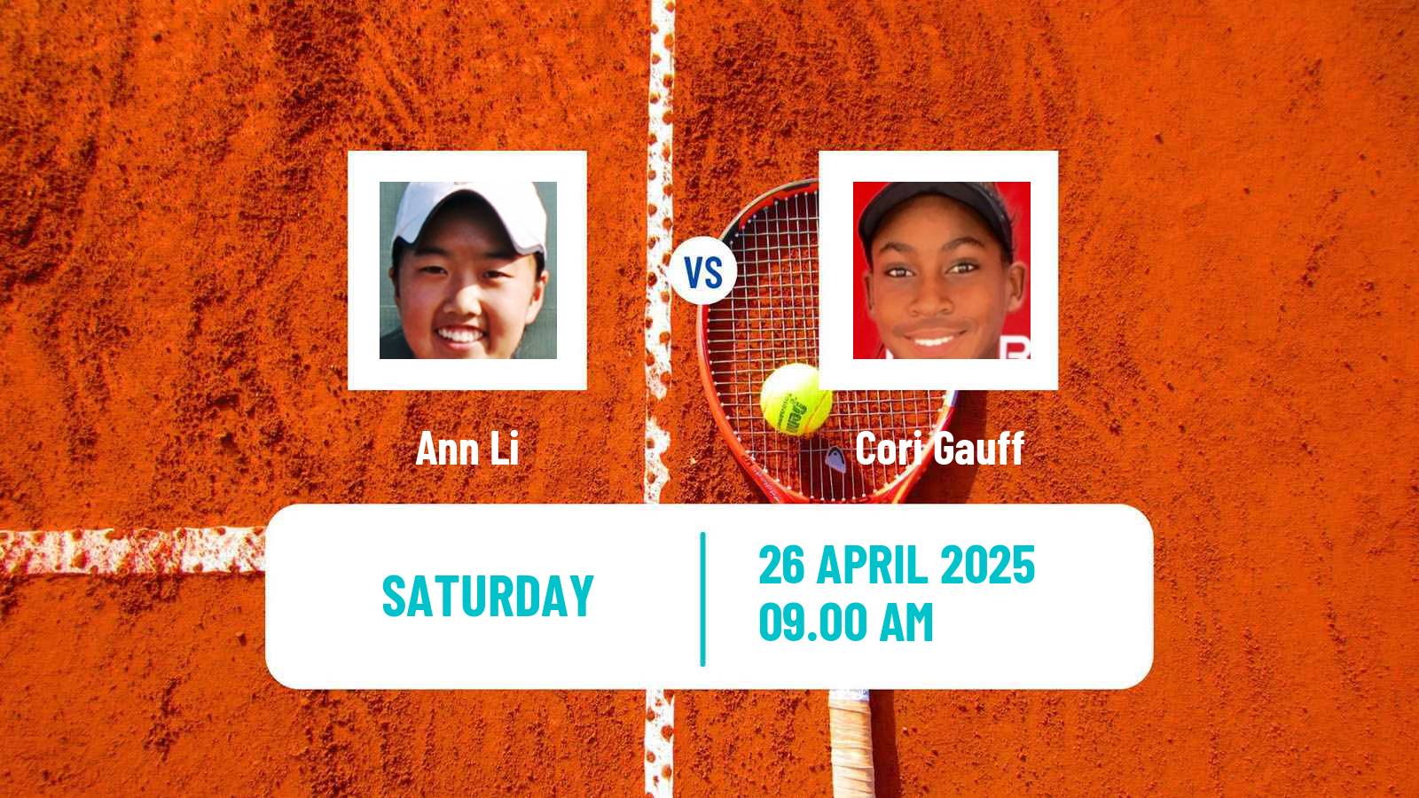 Tennis WTA Madrid Ann Li - Cori Gauff