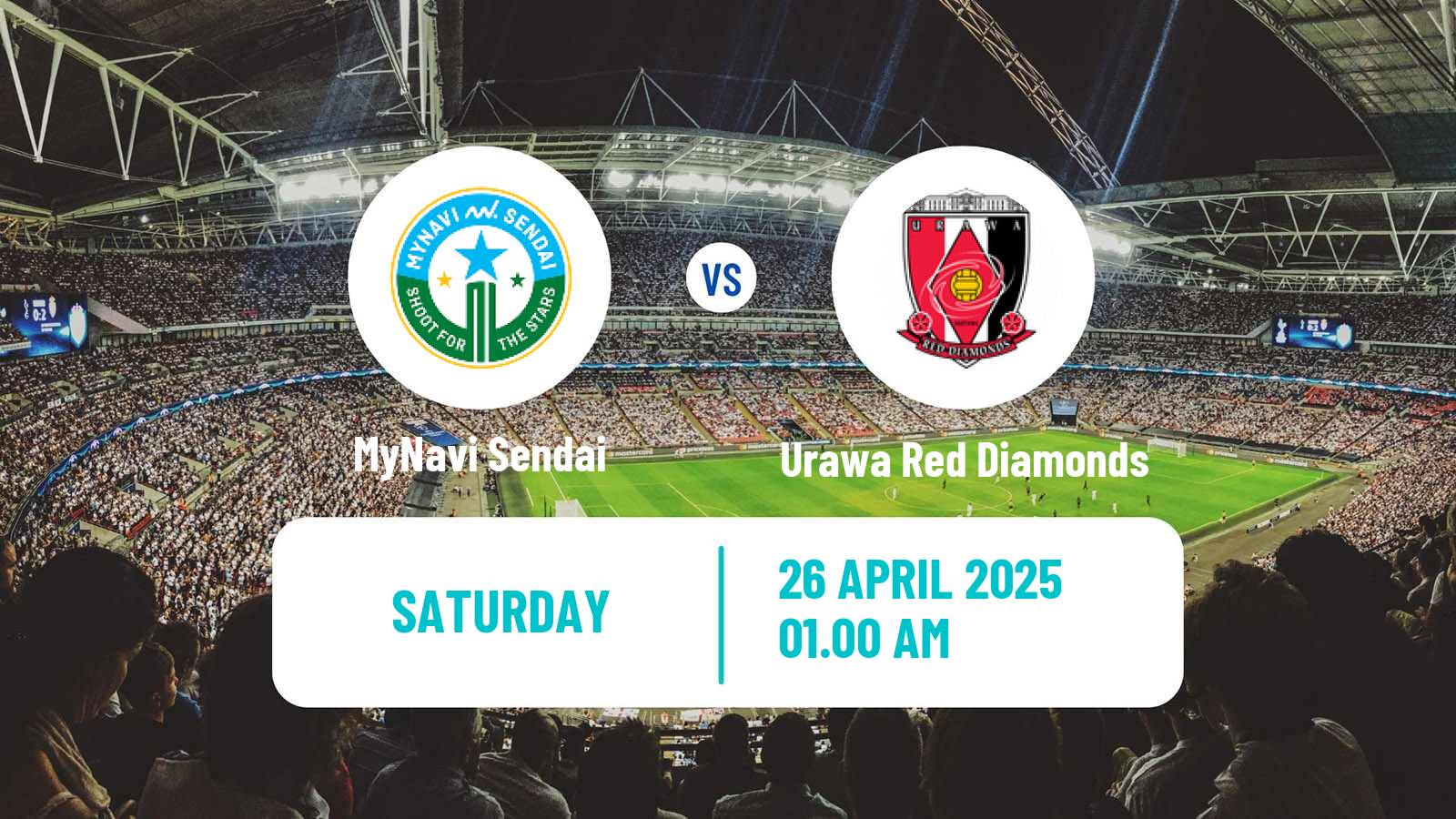 Soccer Japan WE League Women MyNavi Sendai - Urawa Red Diamonds