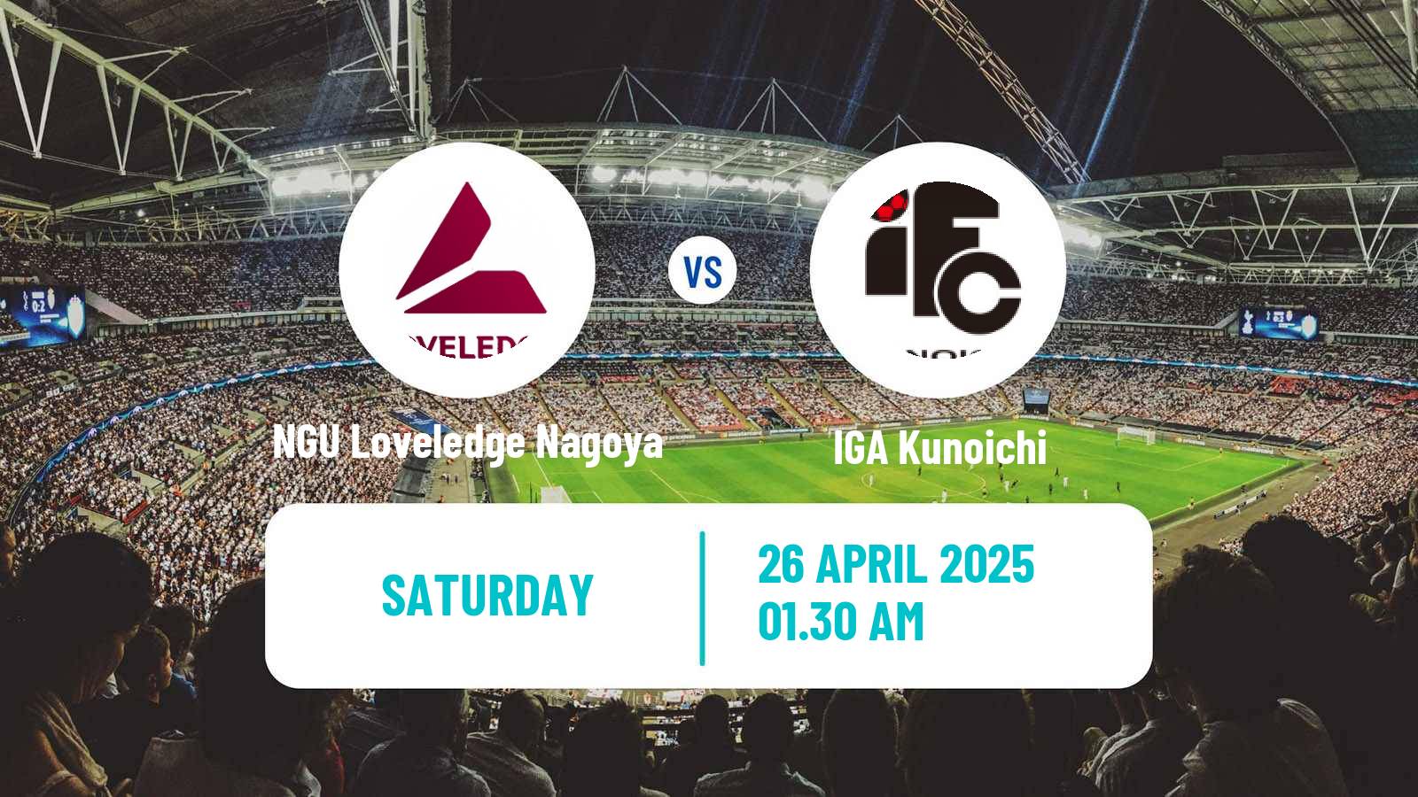 Football Japan Nadeshiko League Women NGU Loveledge Nagoya - IGA Kunoichi