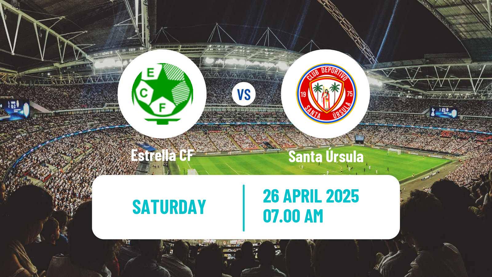 Soccer Spanish Tercera RFEF - Group 12 Estrella - Santa Úrsula