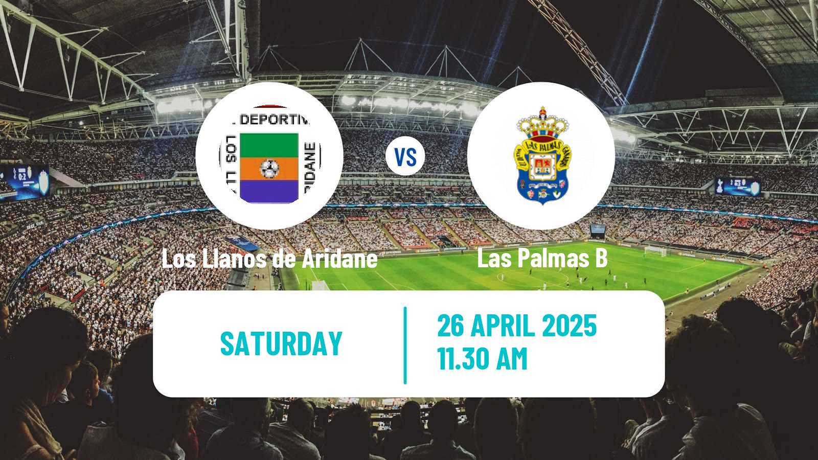 Football Spanish Tercera RFEF - Group 12 Los Llanos de Aridane - Las Palmas B