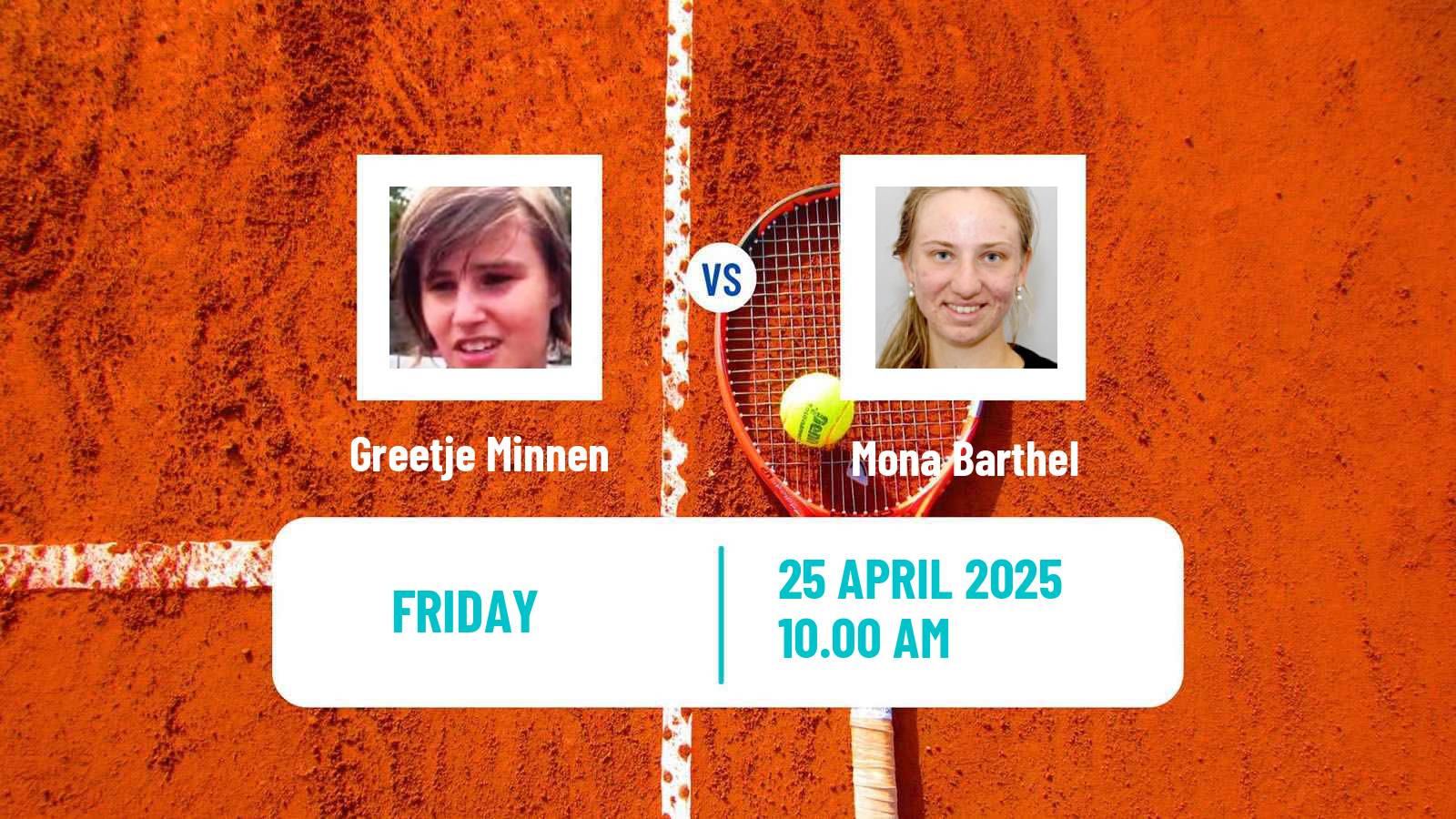 Tennis ITF W100 Oeiras Women Greetje Minnen - Mona Barthel