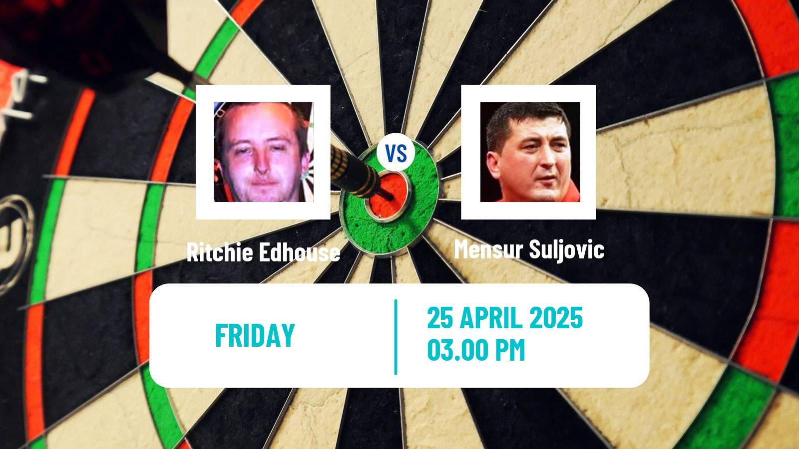Darts European Tour 5 Ritchie Edhouse - Mensur Suljovic