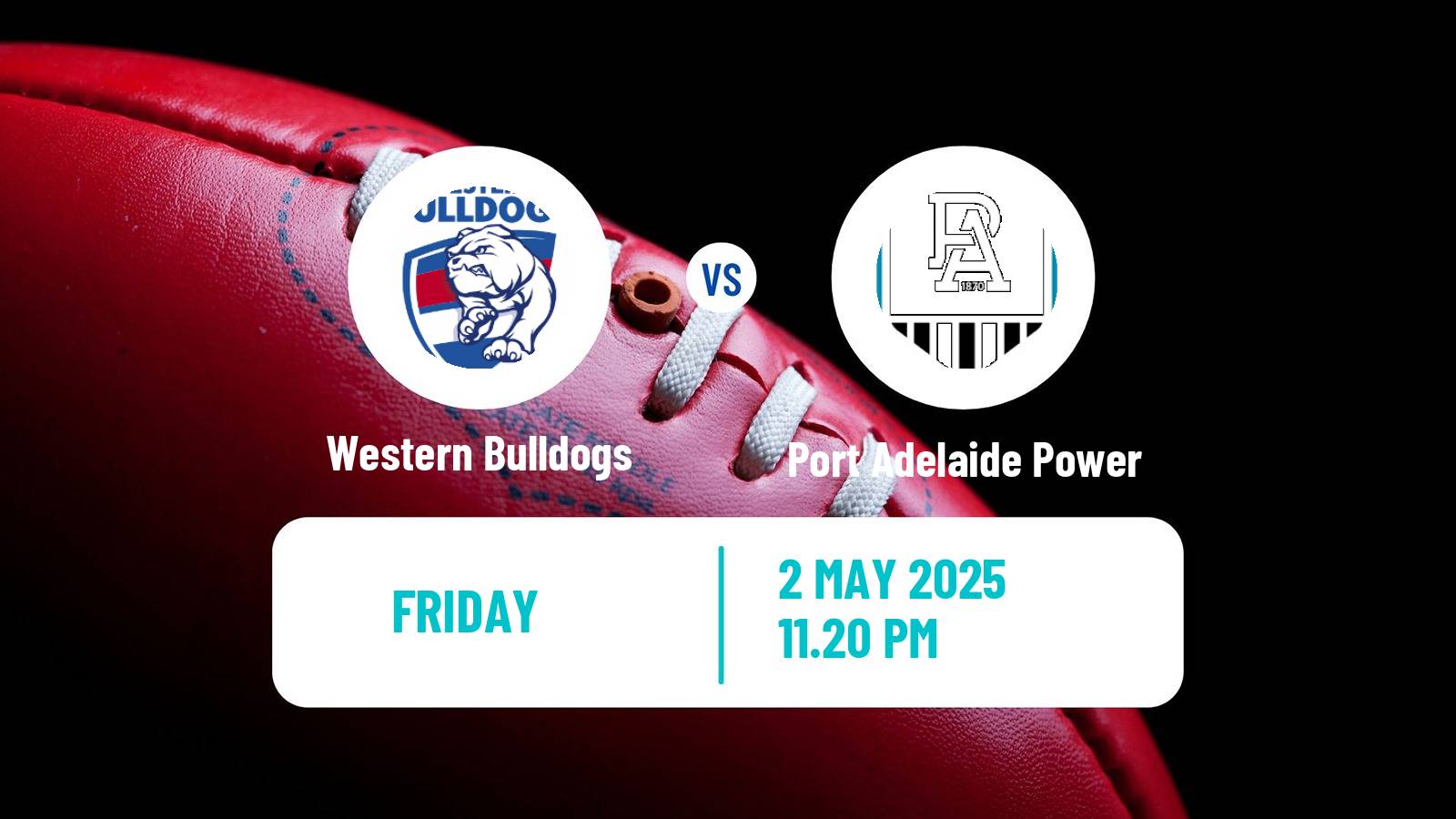 Aussie rules AFL Western Bulldogs - Port Adelaide Power