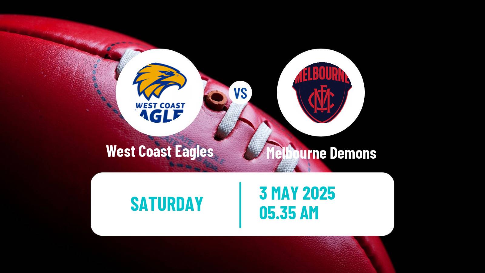 Aussie rules AFL West Coast Eagles - Melbourne Demons