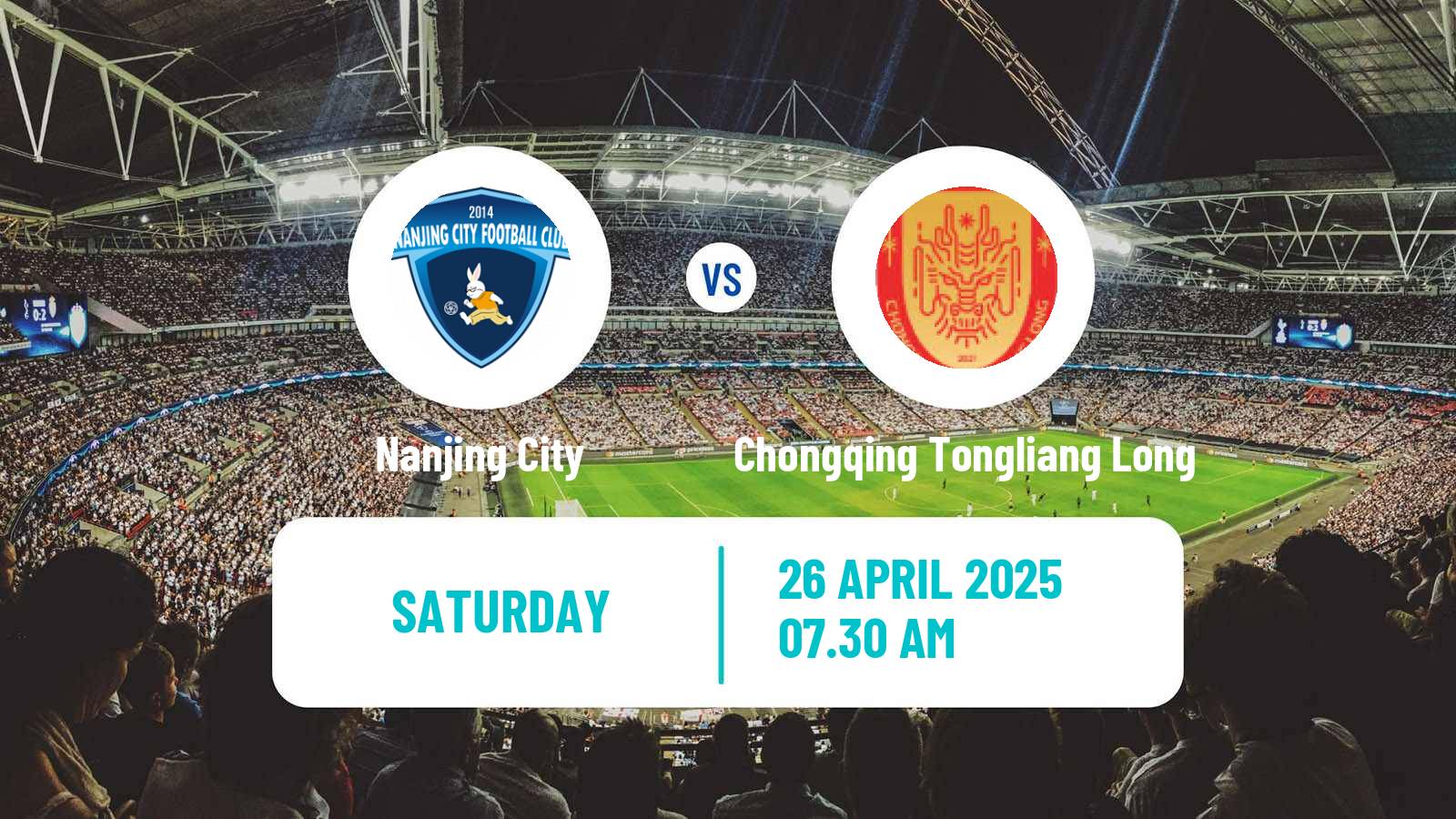 Soccer Chinese Jia League Nanjing City - Chongqing Tongliang Long