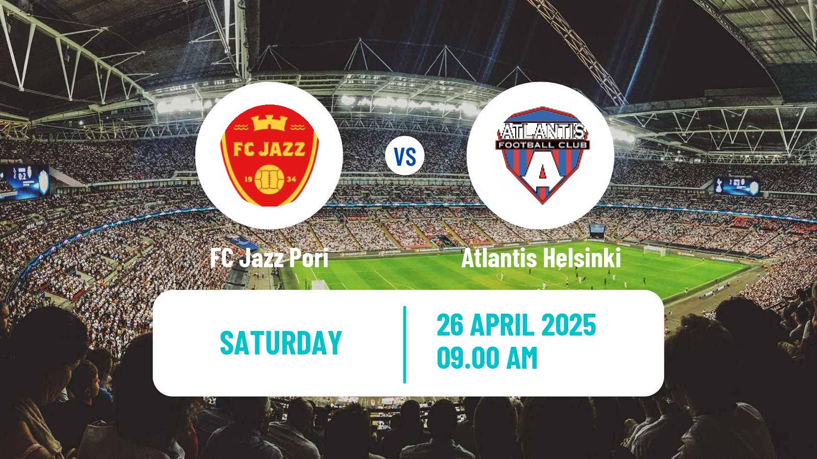 Soccer Finnish Ykkonen Jazz Pori - Atlantis Helsinki