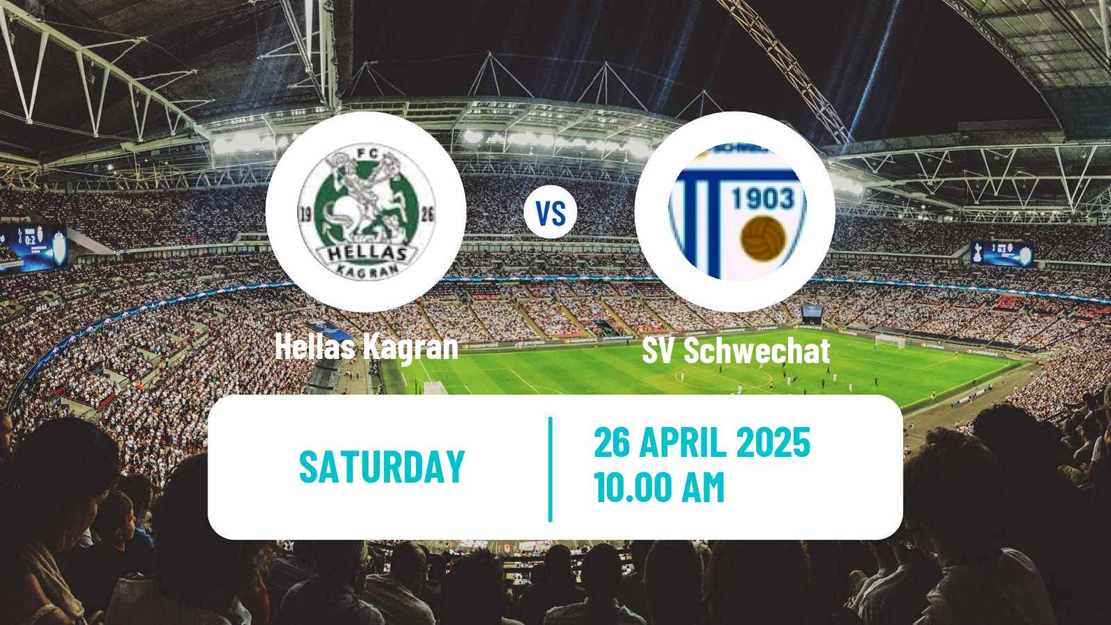 Football Austrian Landesliga Wien Hellas Kagran - Schwechat