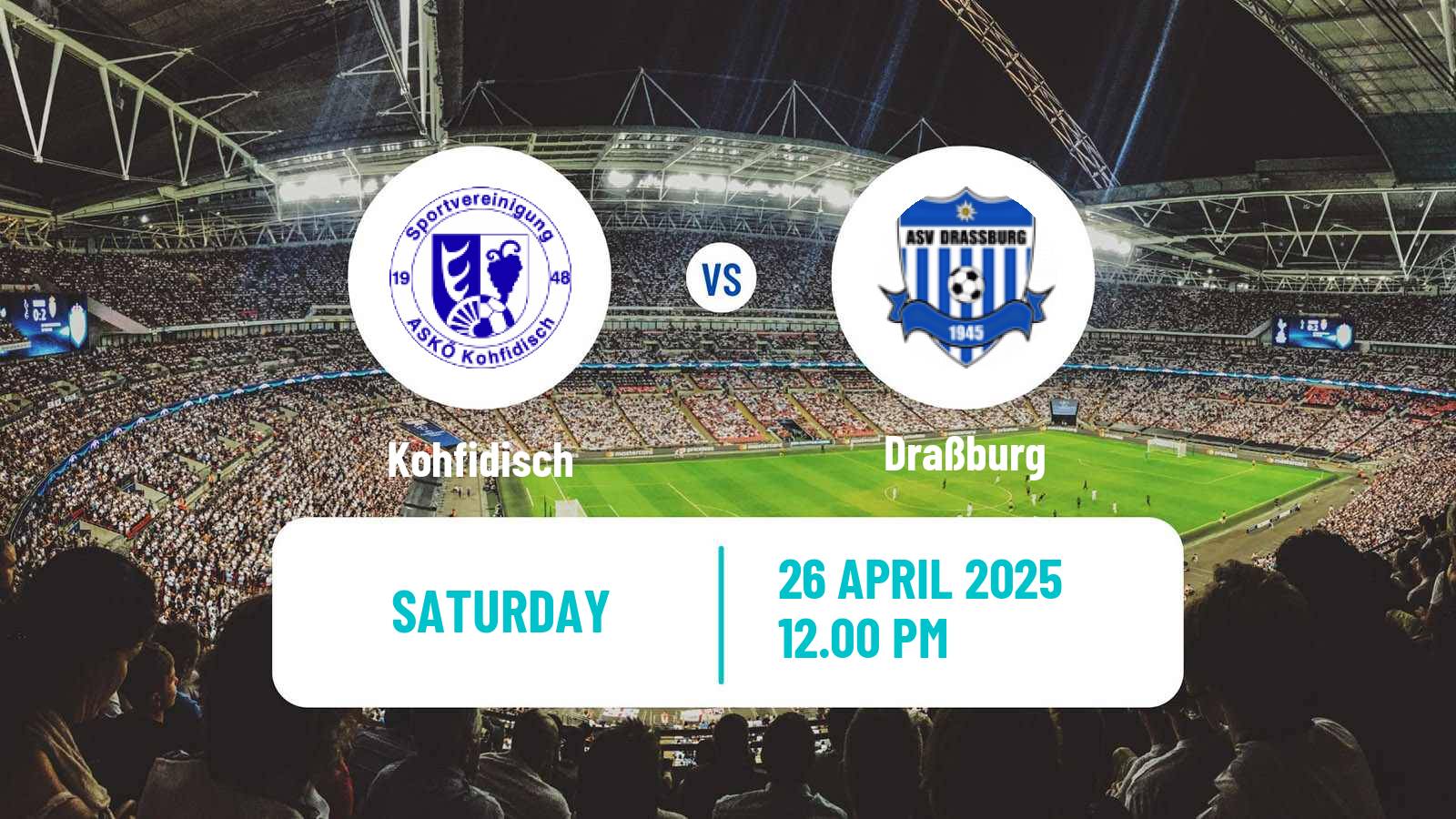 Soccer Austrian Landesliga Burgenland Kohfidisch - Draßburg