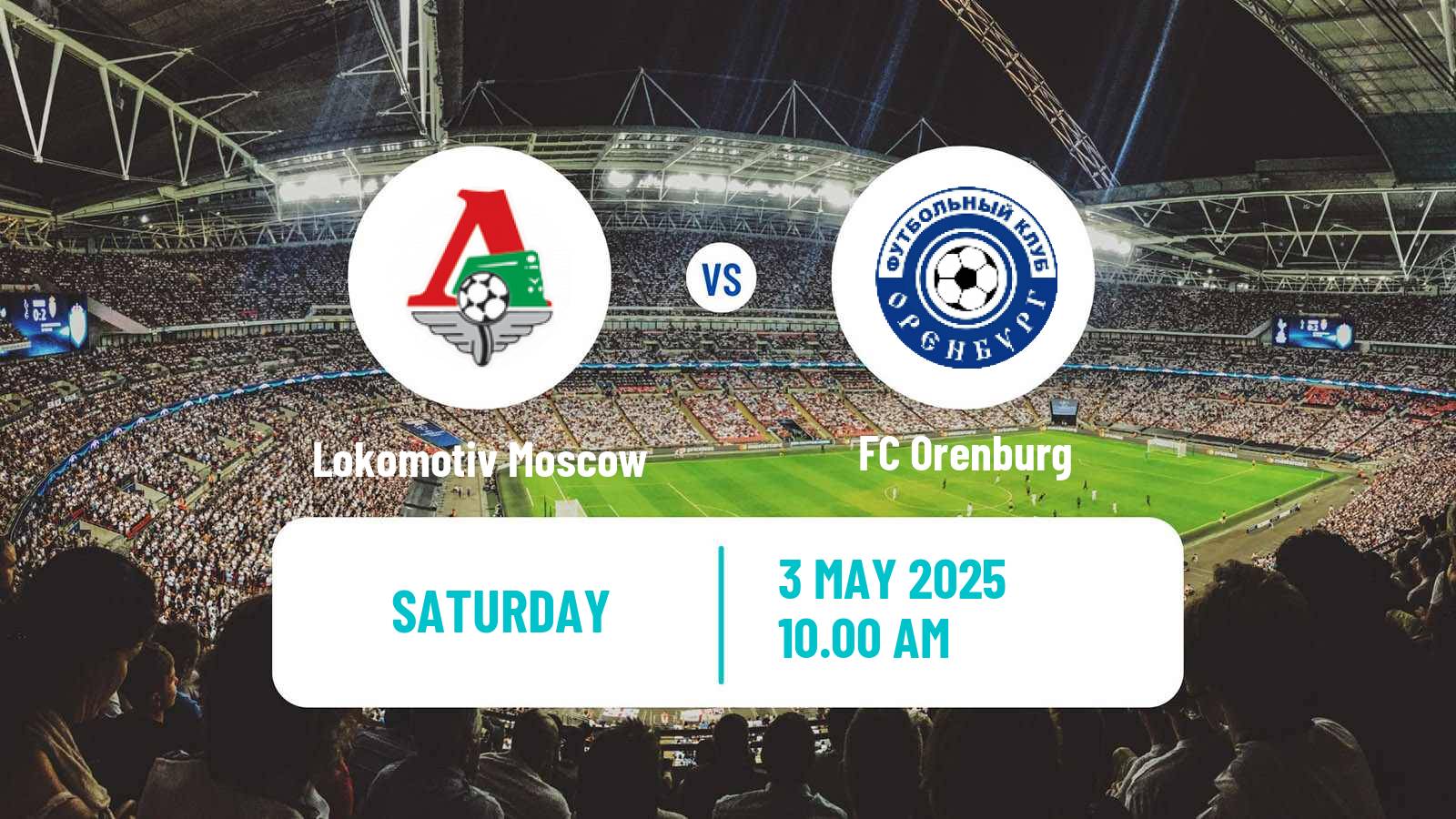 Soccer Russian Premier League Lokomotiv Moscow - Orenburg