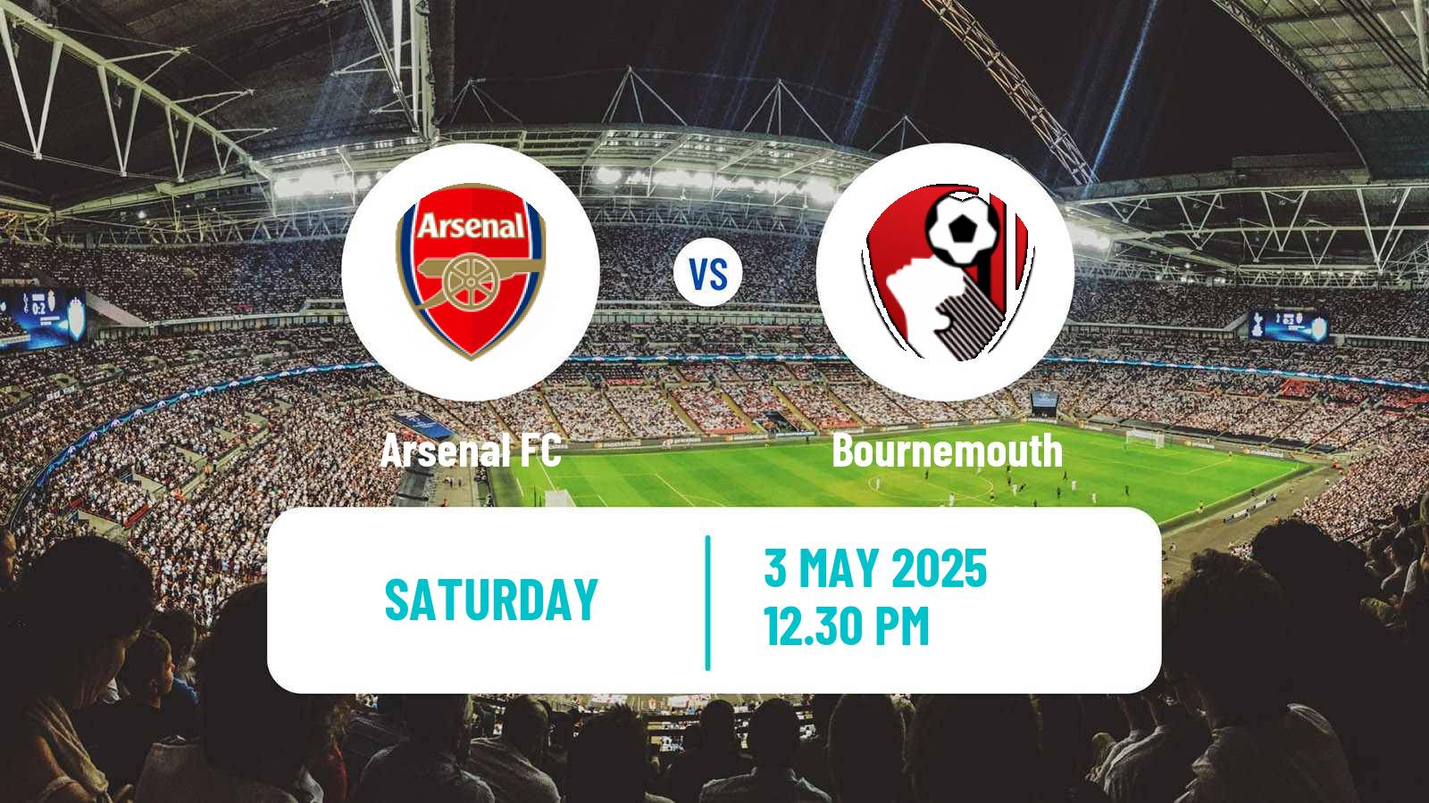 Soccer English Premier League Arsenal - Bournemouth