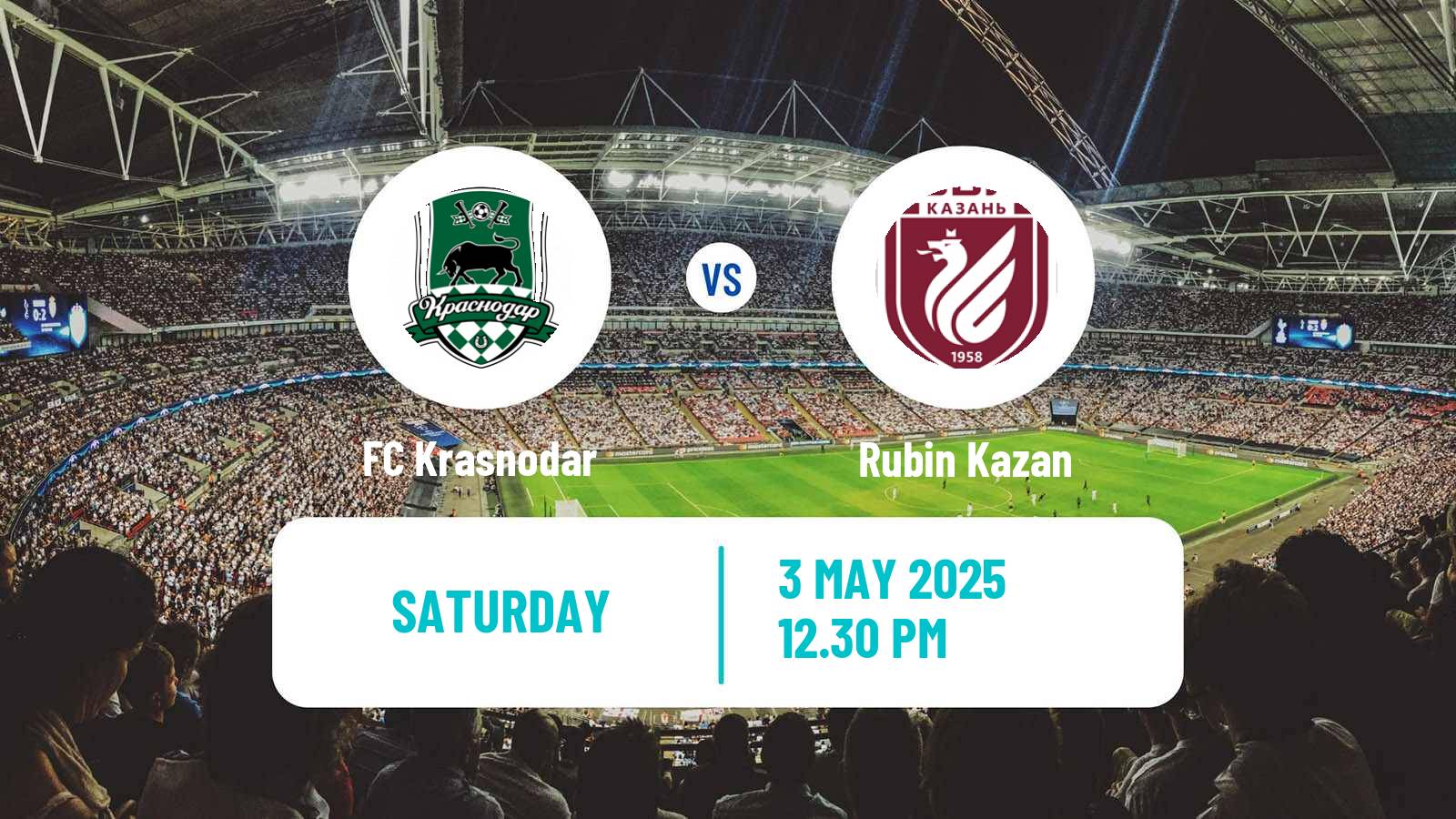 Soccer Russian Premier League Krasnodar - Rubin Kazan