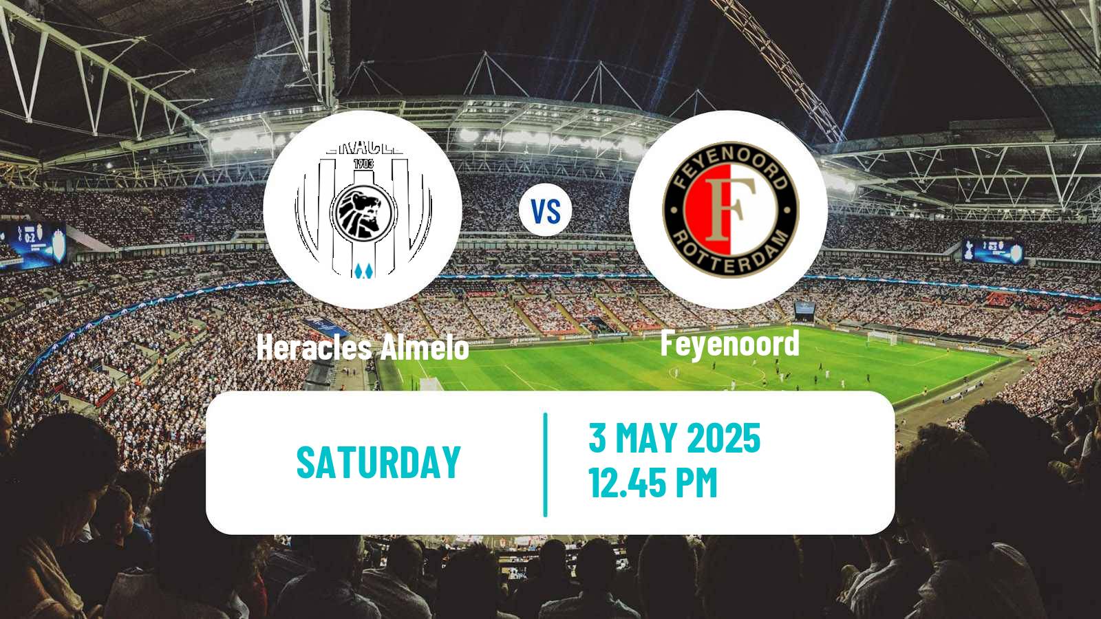 Soccer Dutch Eredivisie Heracles Almelo - Feyenoord