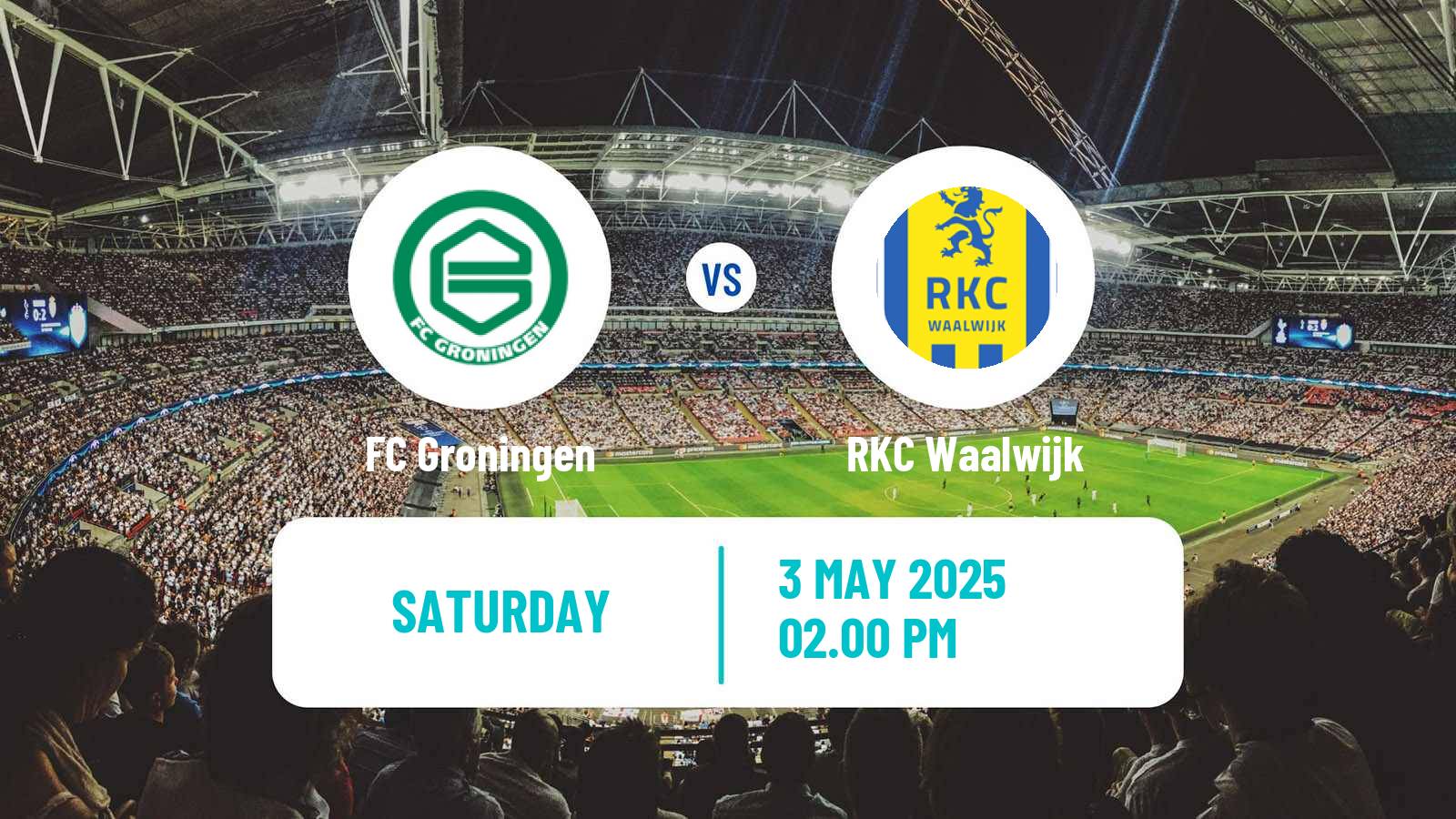 Soccer Dutch Eredivisie Groningen - Waalwijk