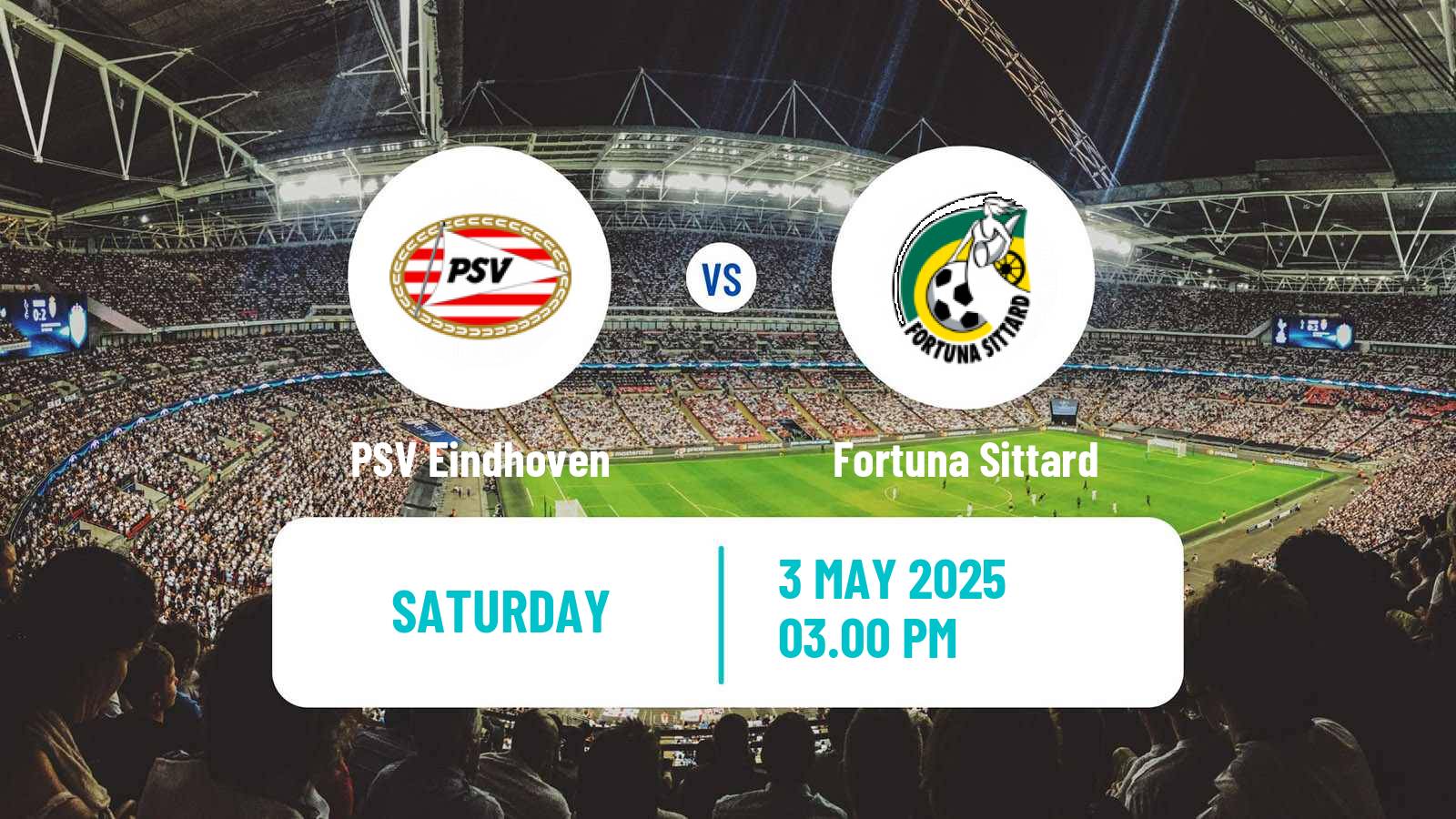 Soccer Dutch Eredivisie PSV Eindhoven - Fortuna Sittard
