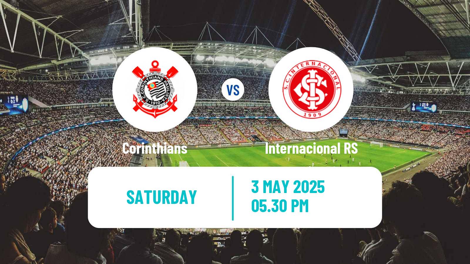 Soccer Brazilian Serie A Corinthians - Internacional RS