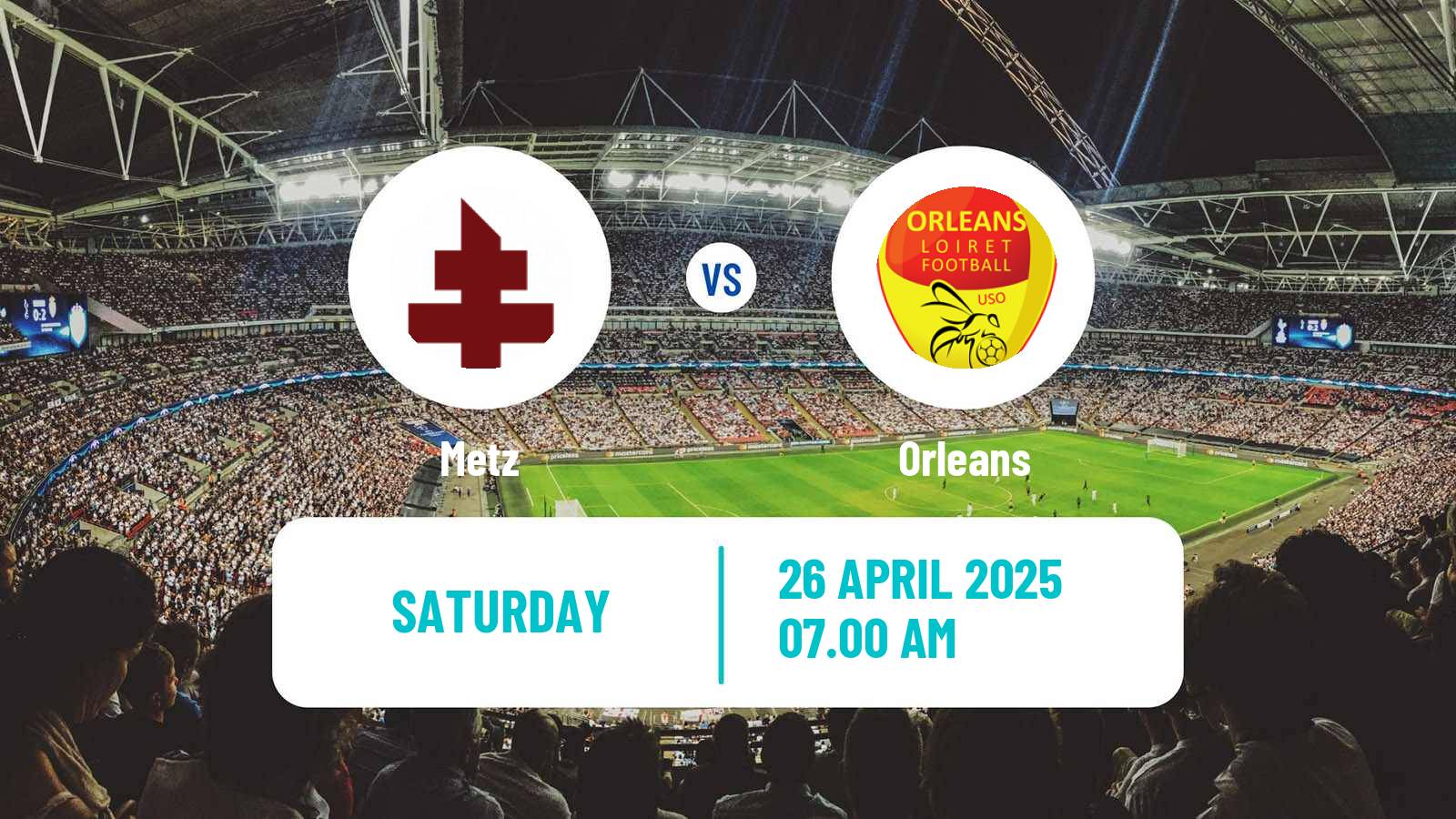 Football French Division 2 Women Metz - Orleans
