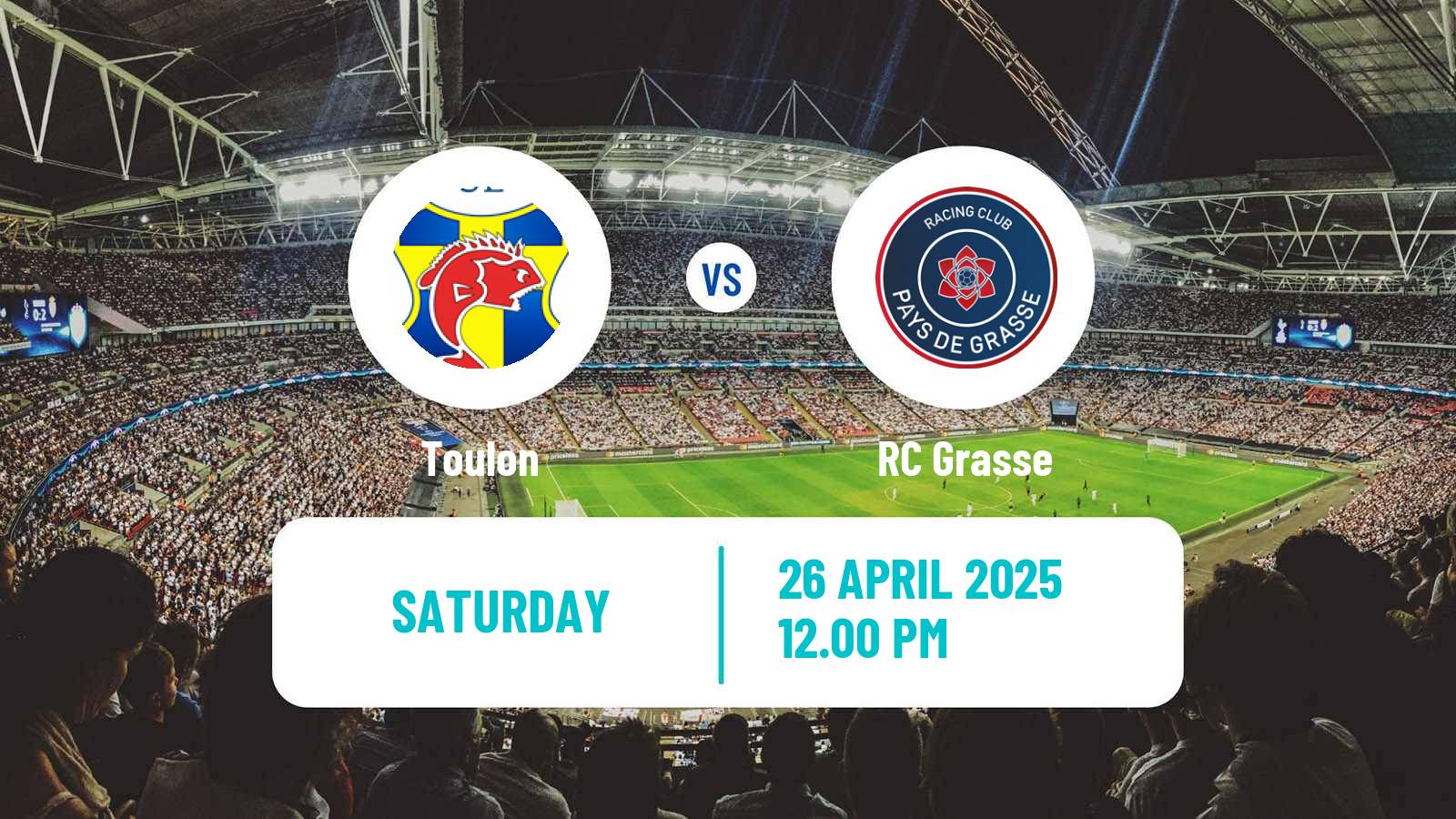 Soccer French National 2 - Group A Toulon - Grasse