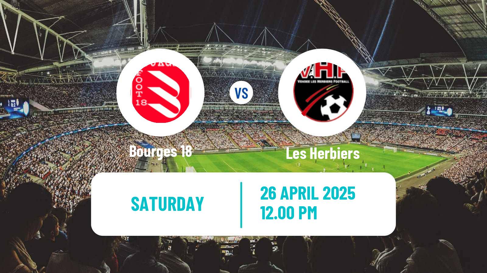 Soccer French National 2 - Group B Bourges 18 - Les Herbiers