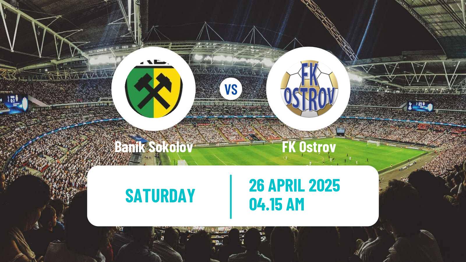 Soccer Czech Division B Baník Sokolov - Ostrov