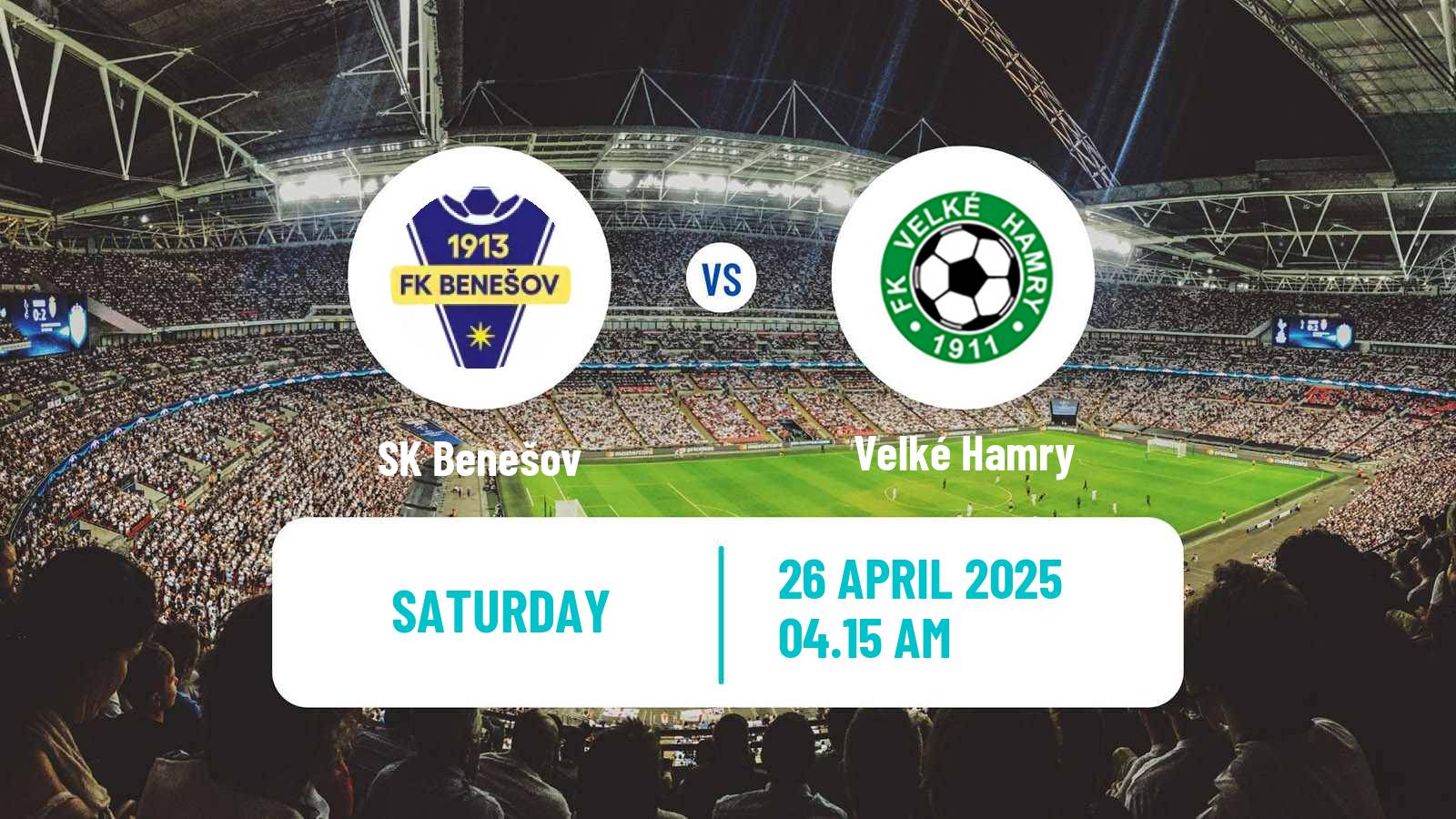 Soccer Czech Division C Benešov - Velké Hamry