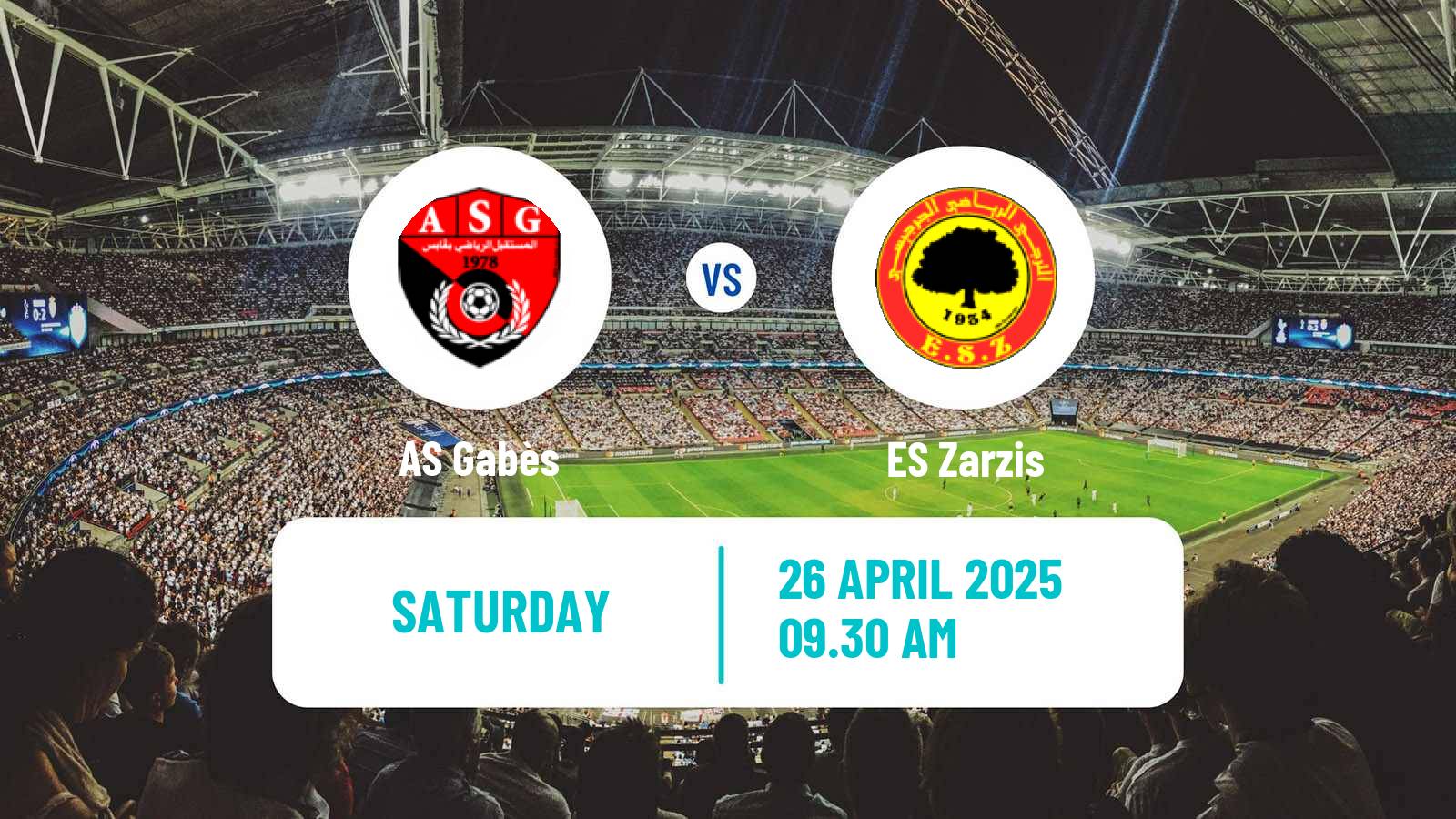 Soccer Tunisian Cup Gabès - Zarzis