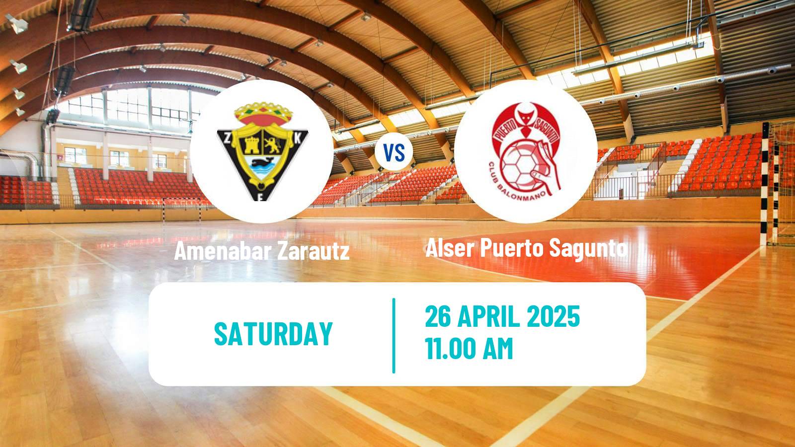 Handball Spanish Division de Honor Plata Handball Amenabar Zarautz - Alser Puerto Sagunto
