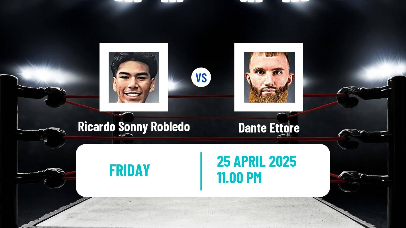 Boxing Super Lightweight Others Matches Men Ricardo Sonny Robledo - Dante Ettore