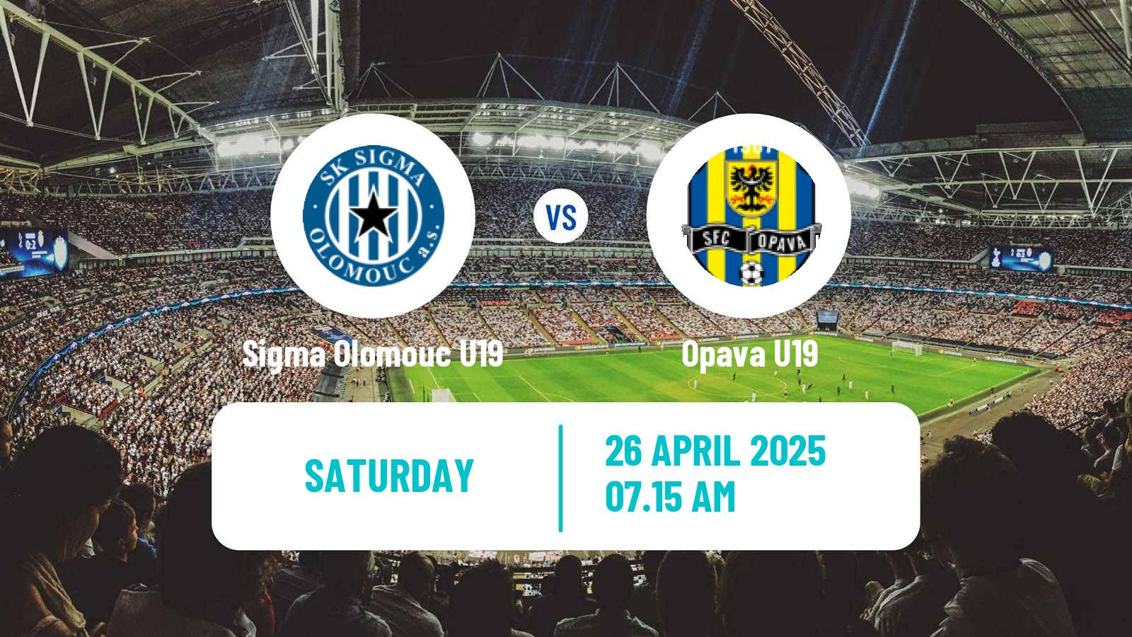 Soccer Czech U19 League Sigma Olomouc U19 - Opava U19