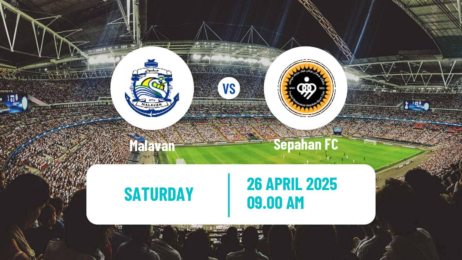 Soccer Iran Hazfi Cup Malavan - Sepahan