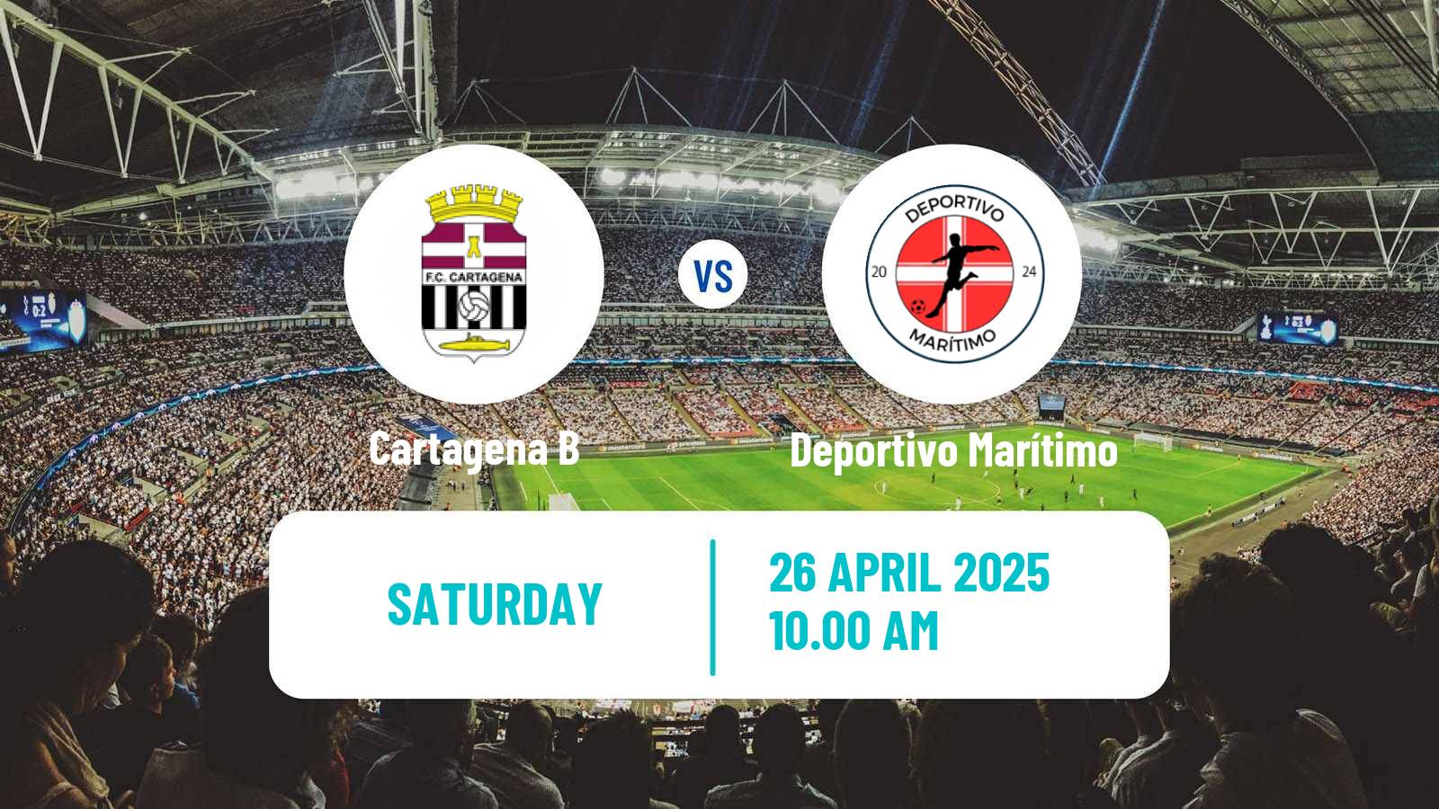Soccer Spanish Tercera RFEF - Group 13 Cartagena B - Deportivo Marítimo