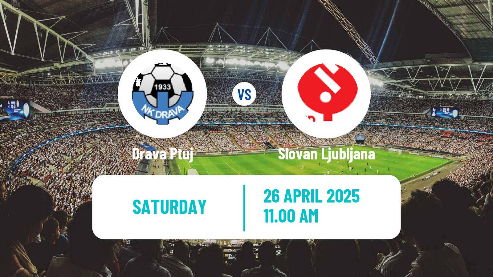 Soccer Slovenian 2 SNL Drava Ptuj - Slovan Ljubljana