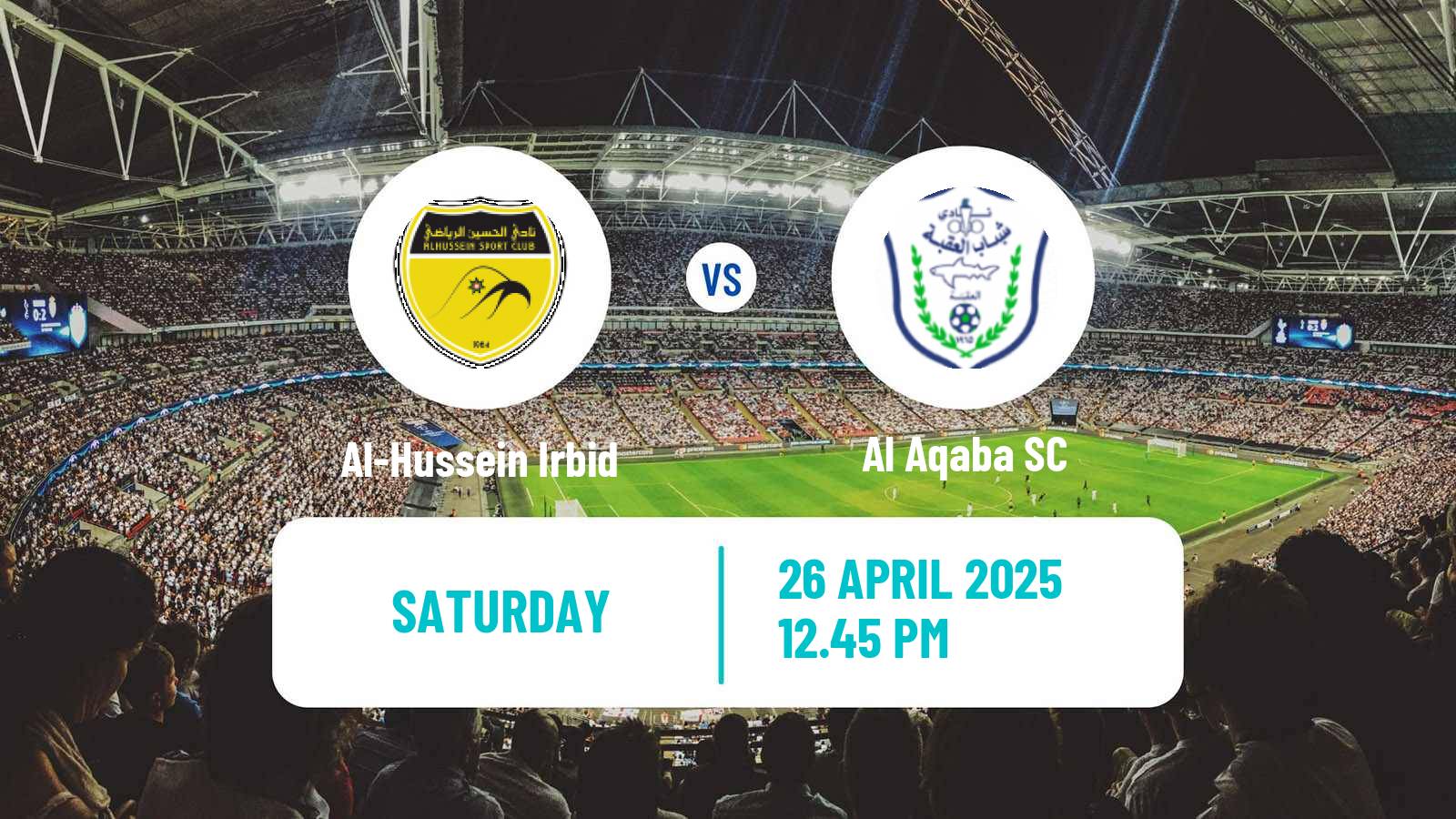 Soccer Jordan Premier League Al-Hussein Irbid - Al Aqaba