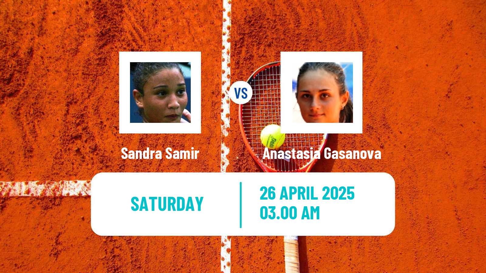 Tennis ITF W35 Sharm Elsheikh 2 Women Sandra Samir - Anastasia Gasanova