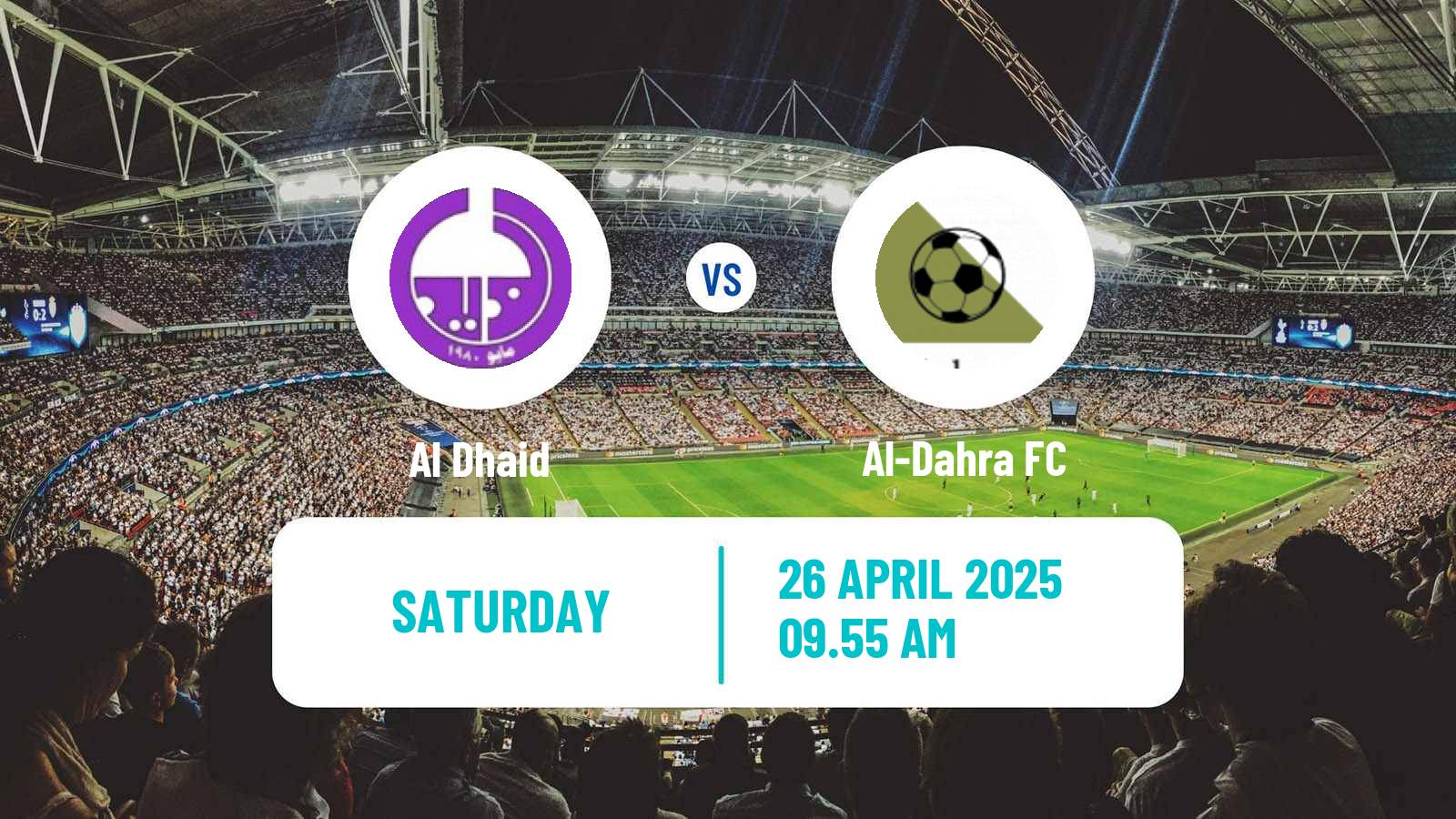 Soccer UAE Division 1 Al Dhaid - Al-Dahra