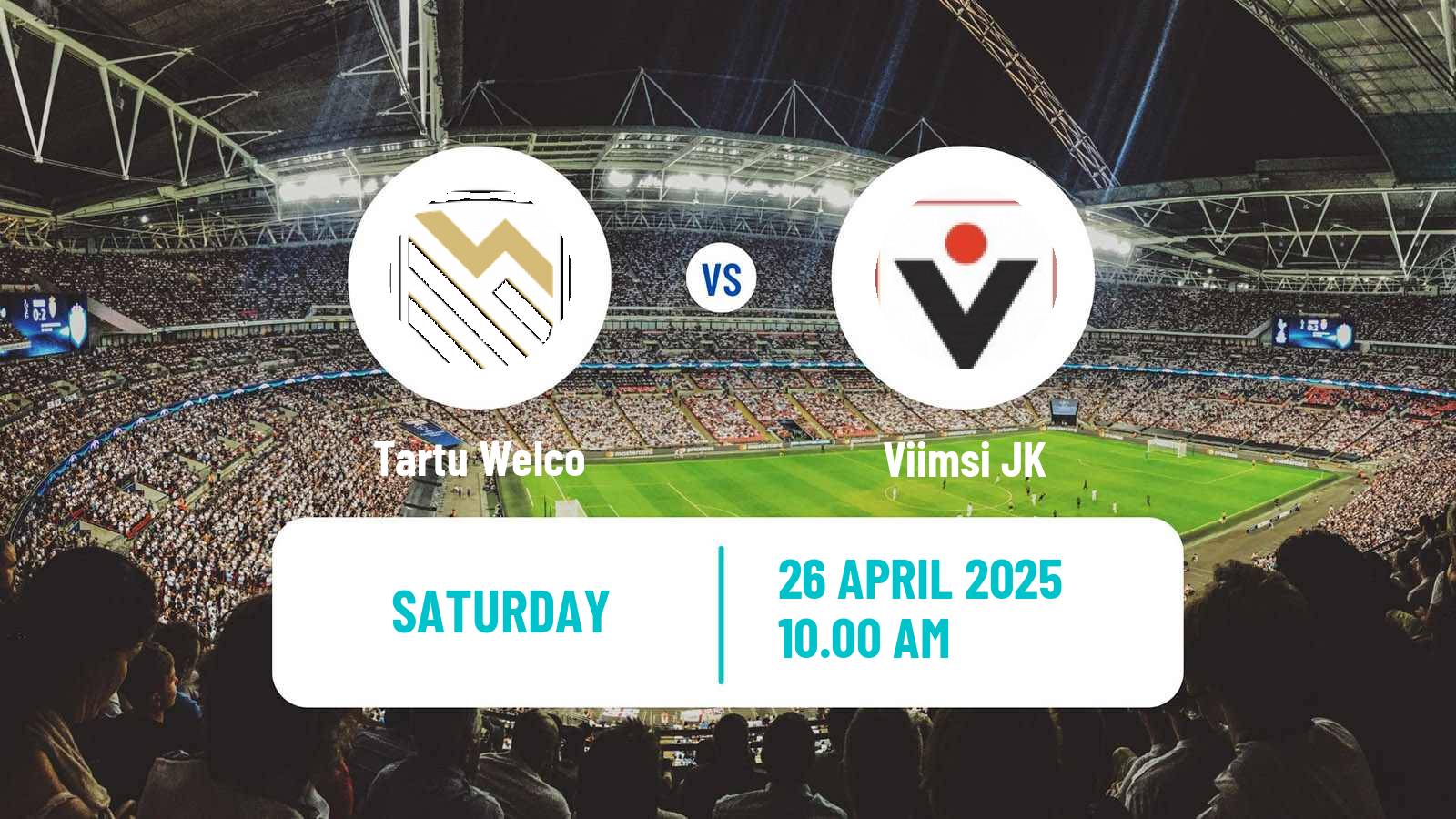 Soccer Estonian Esiliiga Tartu Welco - Viimsi JK