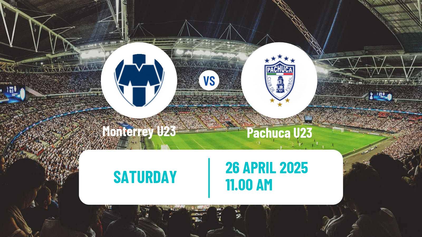 Football Mexican Liga MX U23 Monterrey U23 - Pachuca U23