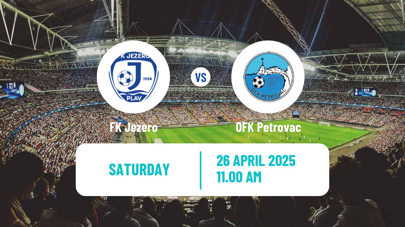 Soccer Montenegrin First League Jezero - Petrovac