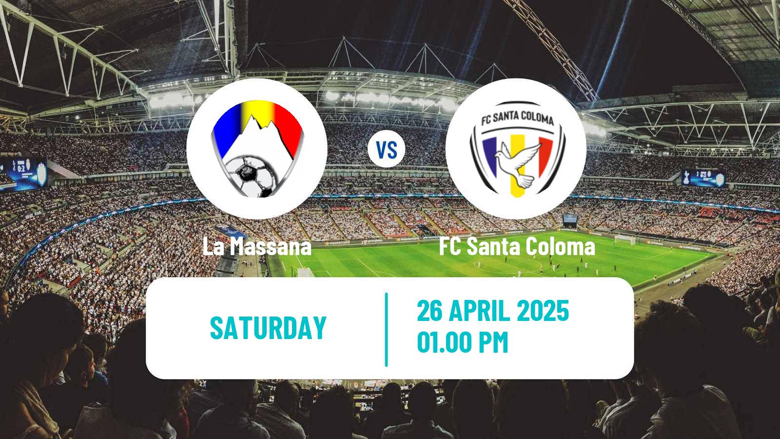 Soccer Andorra Primera Divisio La Massana - FC Santa Coloma