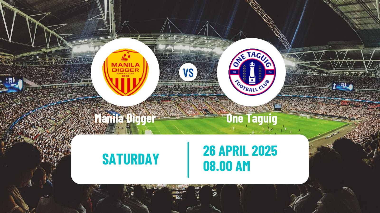 Soccer Philippines PFL Manila Digger - One Taguig