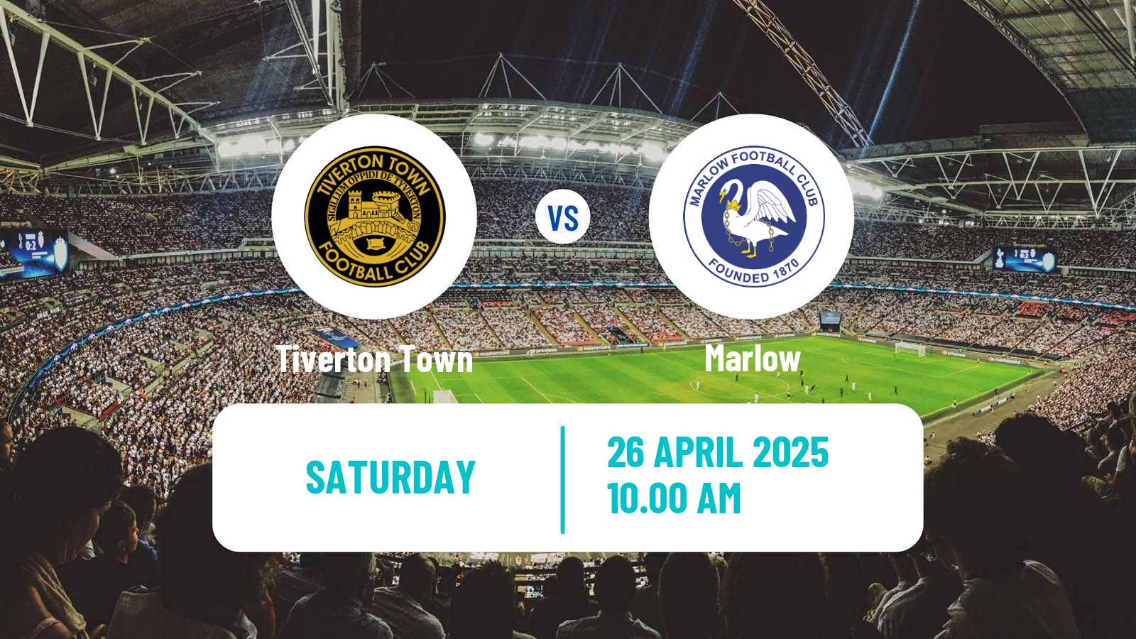 Soccer English Southern League South Division Tiverton Town - Marlow