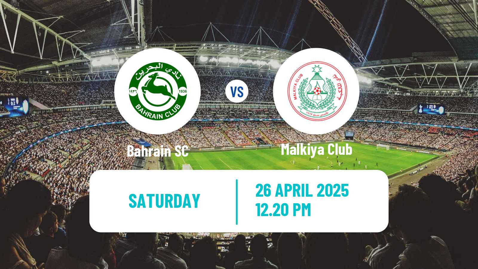 Soccer Bahraini Premier League Bahrain SC - Malkiya