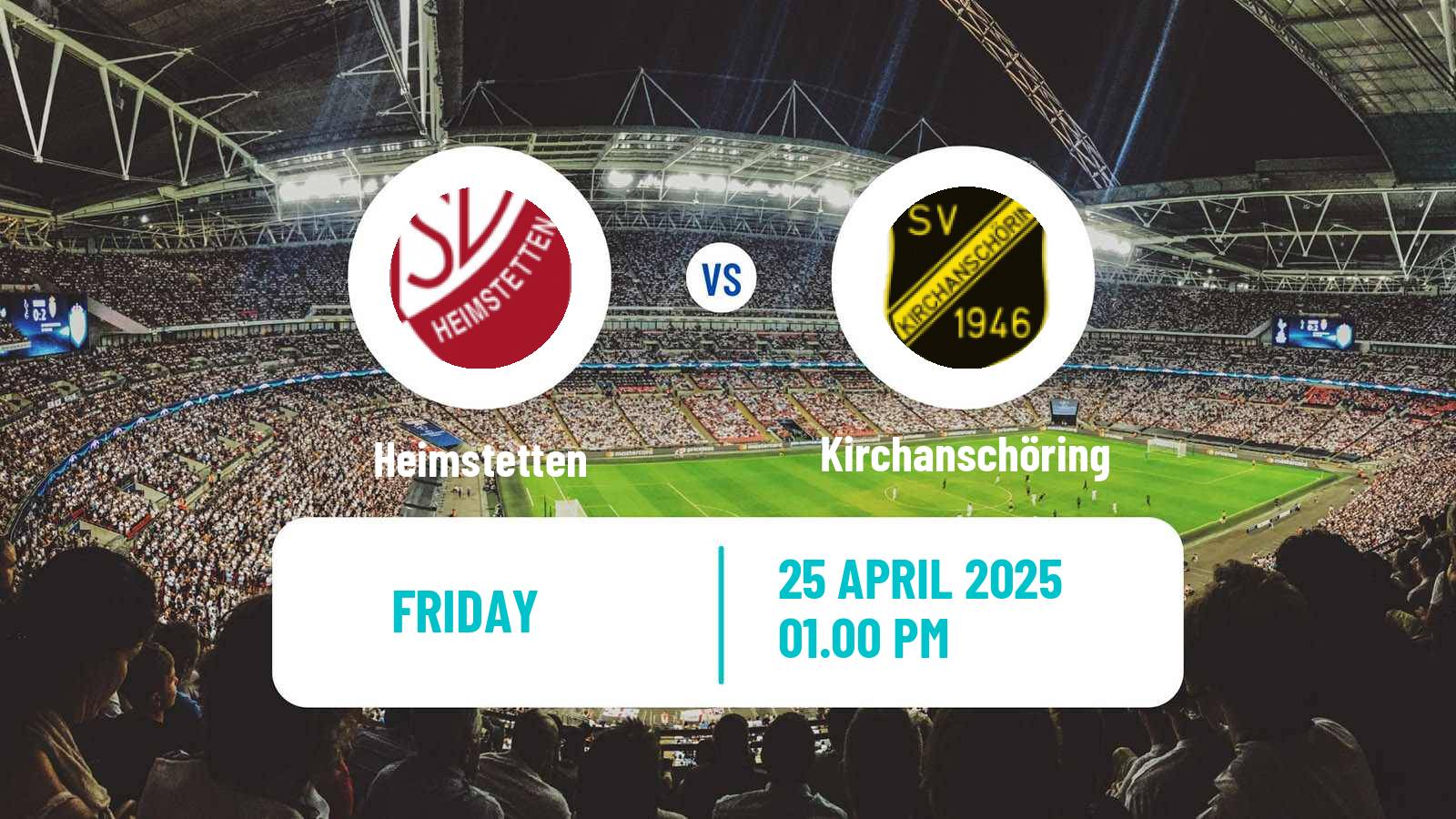 Soccer German Oberliga Bayern Süd Heimstetten - Kirchanschöring