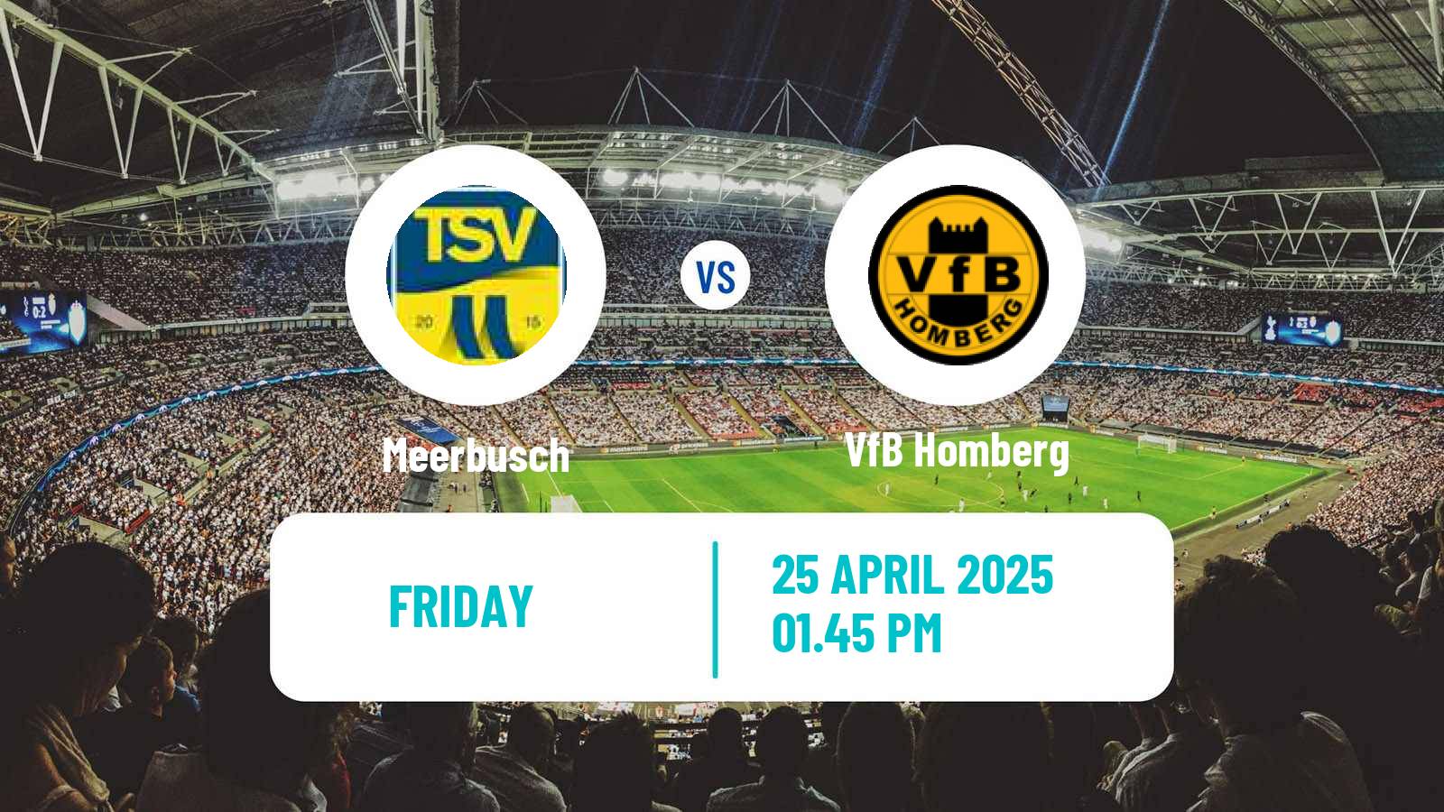 Soccer German Oberliga Niederrhein Meerbusch - Homberg