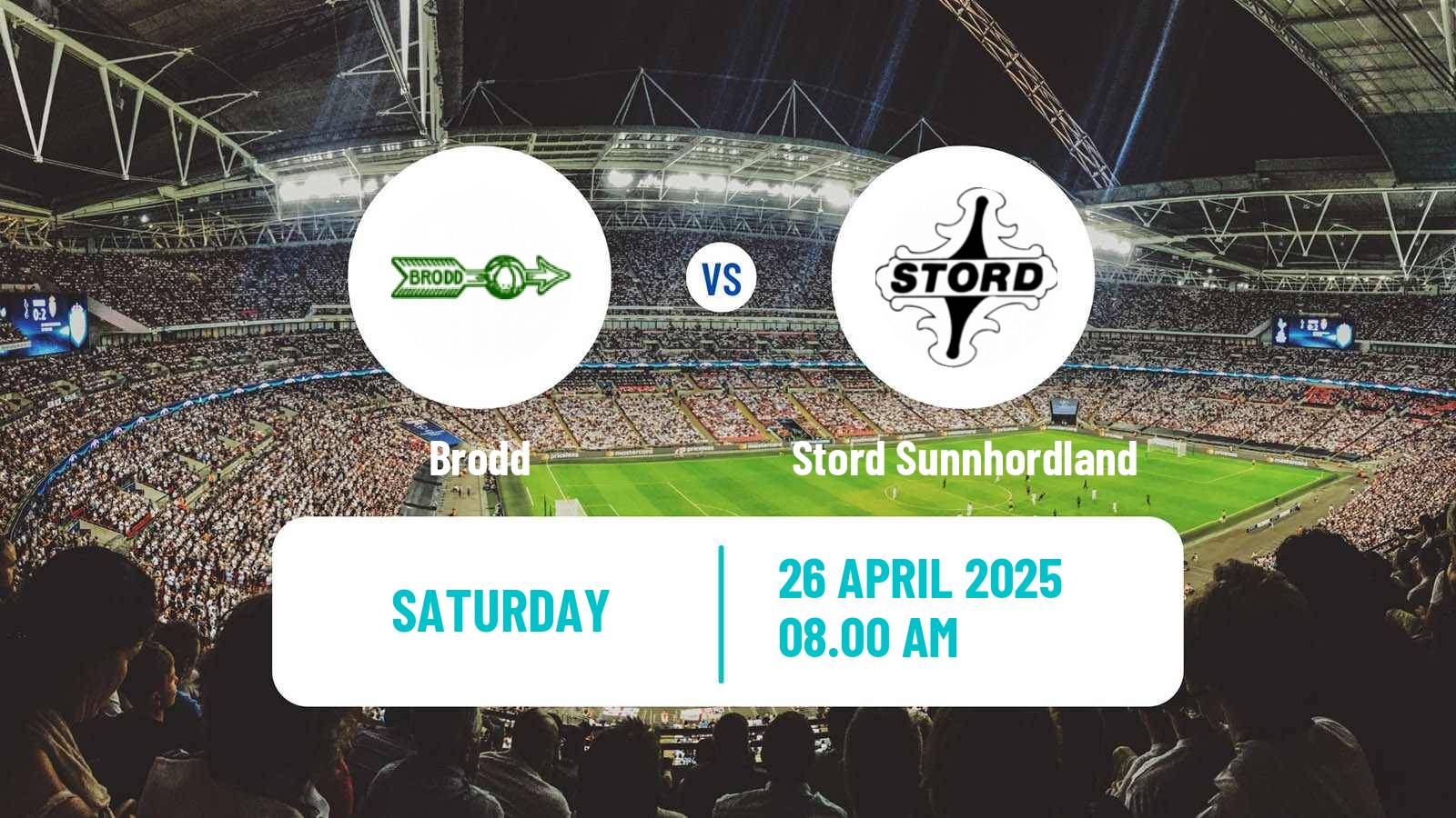 Soccer Norwegian Division 3 - Group 5 Brodd - Stord Sunnhordland